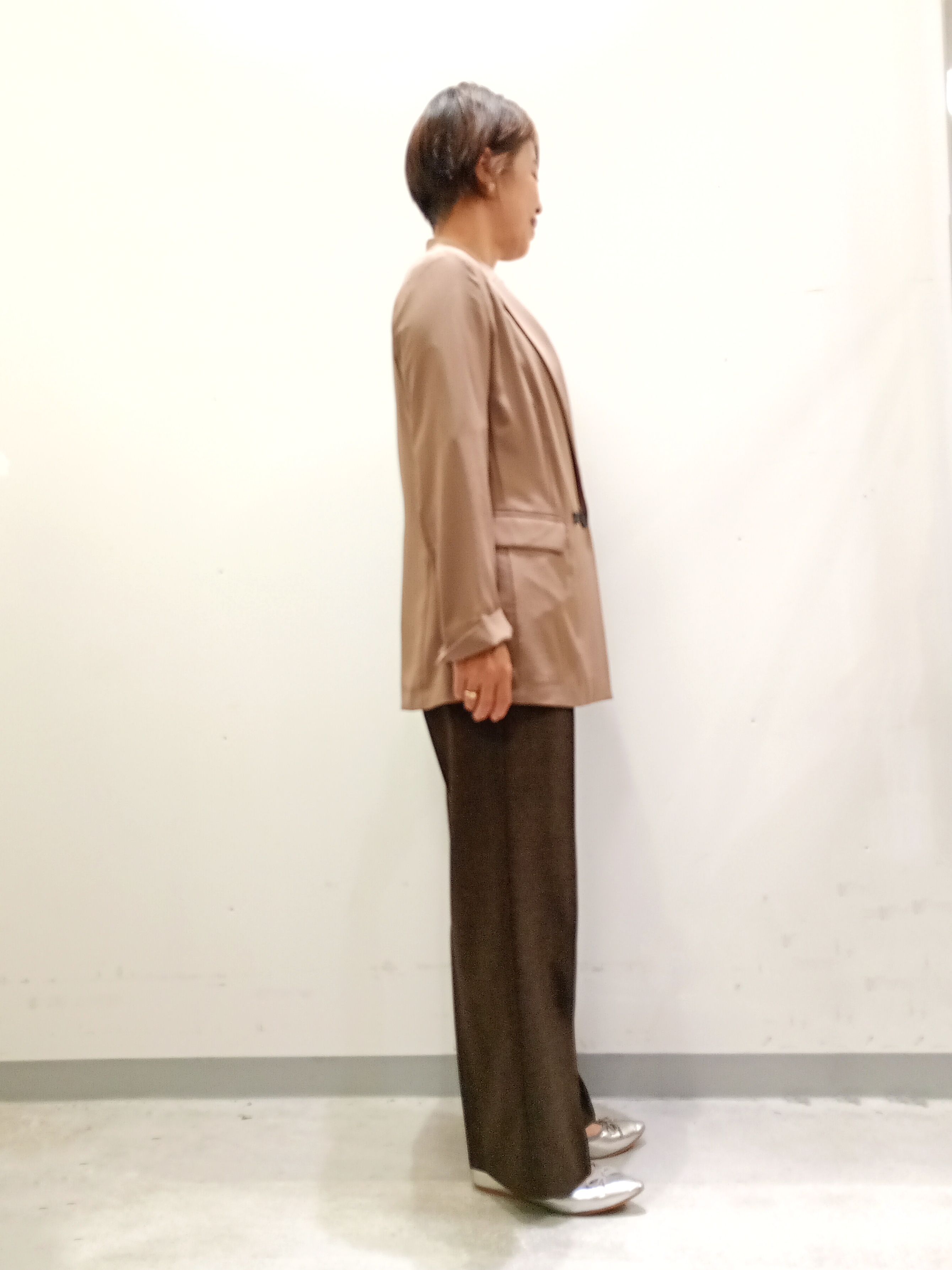 Kさんの「INDIVI｜【接触冷感/UVケア/着る日傘】ダブルジャケット」を使ったコーディネート