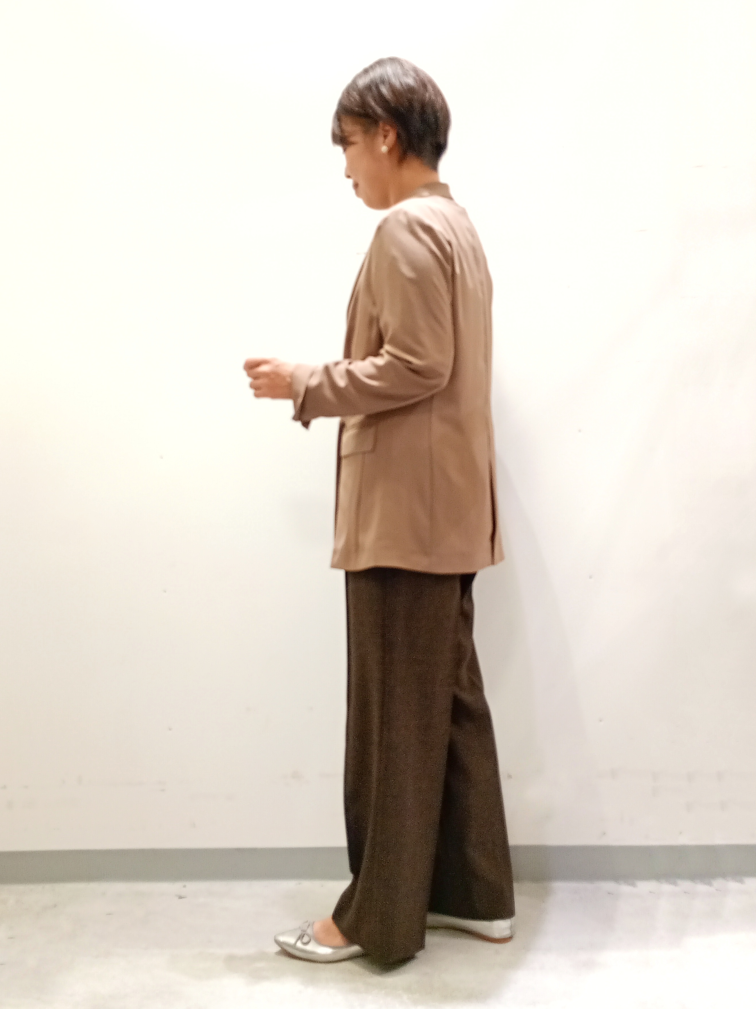 Kさんの「INDIVI｜【接触冷感/UVケア/着る日傘】ダブルジャケット」を使ったコーディネート