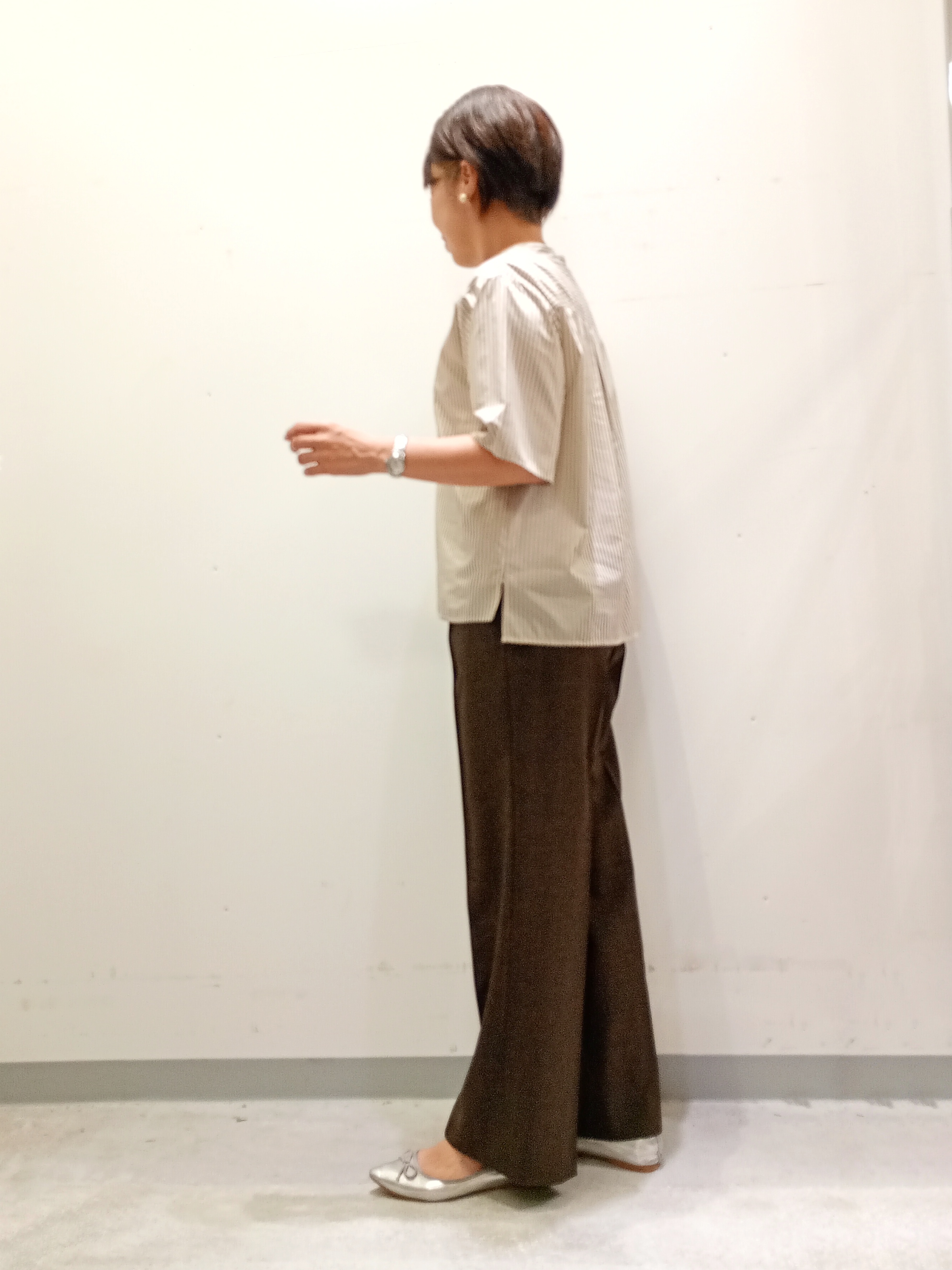 Kさんの「INDIVI｜【接触冷感/UVケア/着る日傘】ダブルジャケット」を使ったコーディネート