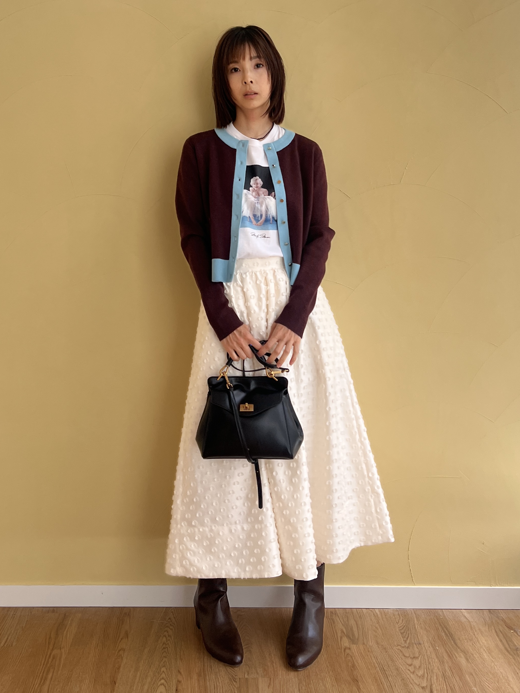 misaさんの「DRESSTERIOR｜【別注】マリリンモンロー/カラープリントTシャツ」を使ったコーディネート