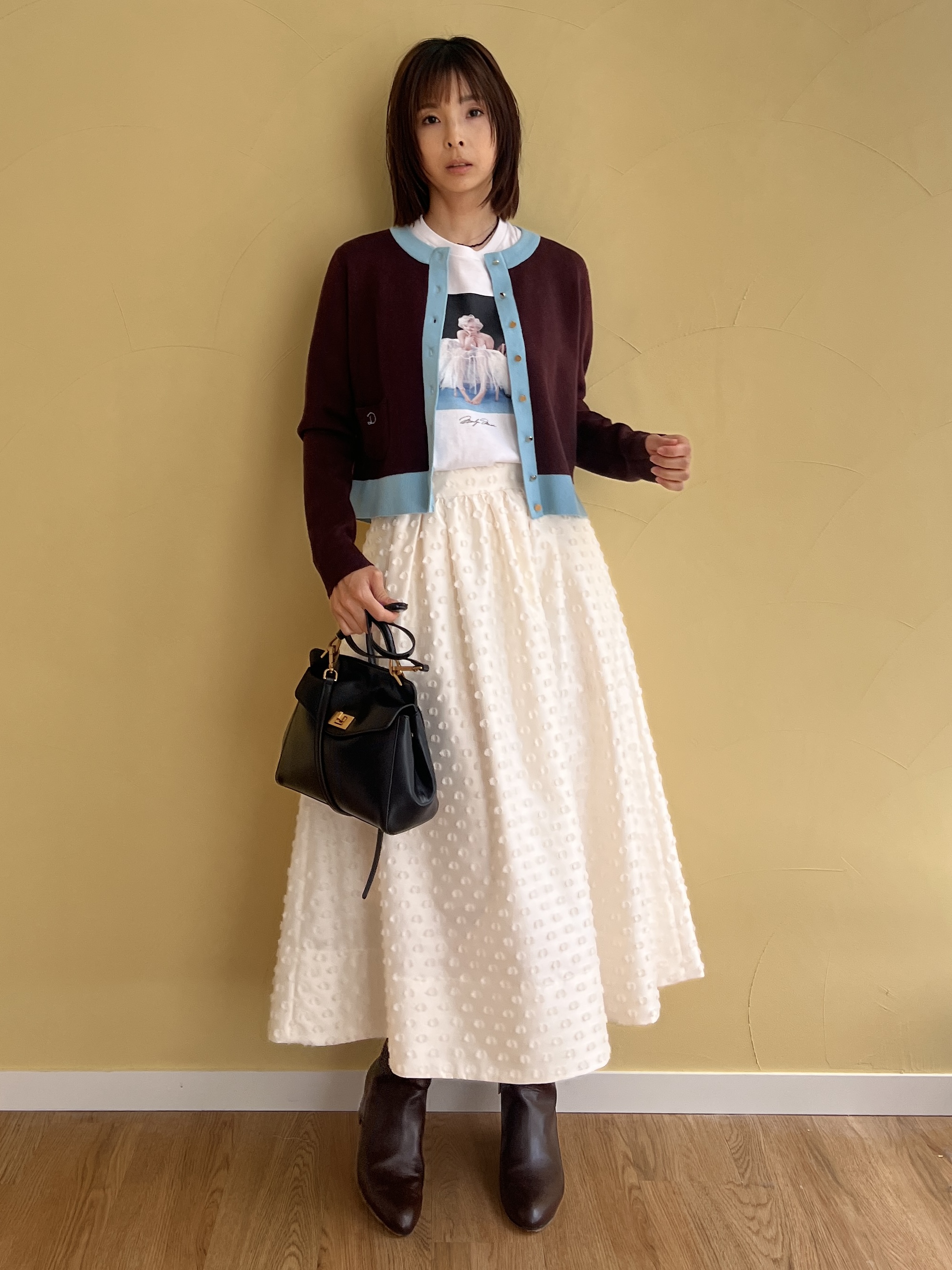 misaさんの「DRESSTERIOR｜【別注】マリリンモンロー/カラープリントTシャツ」を使ったコーディネート
