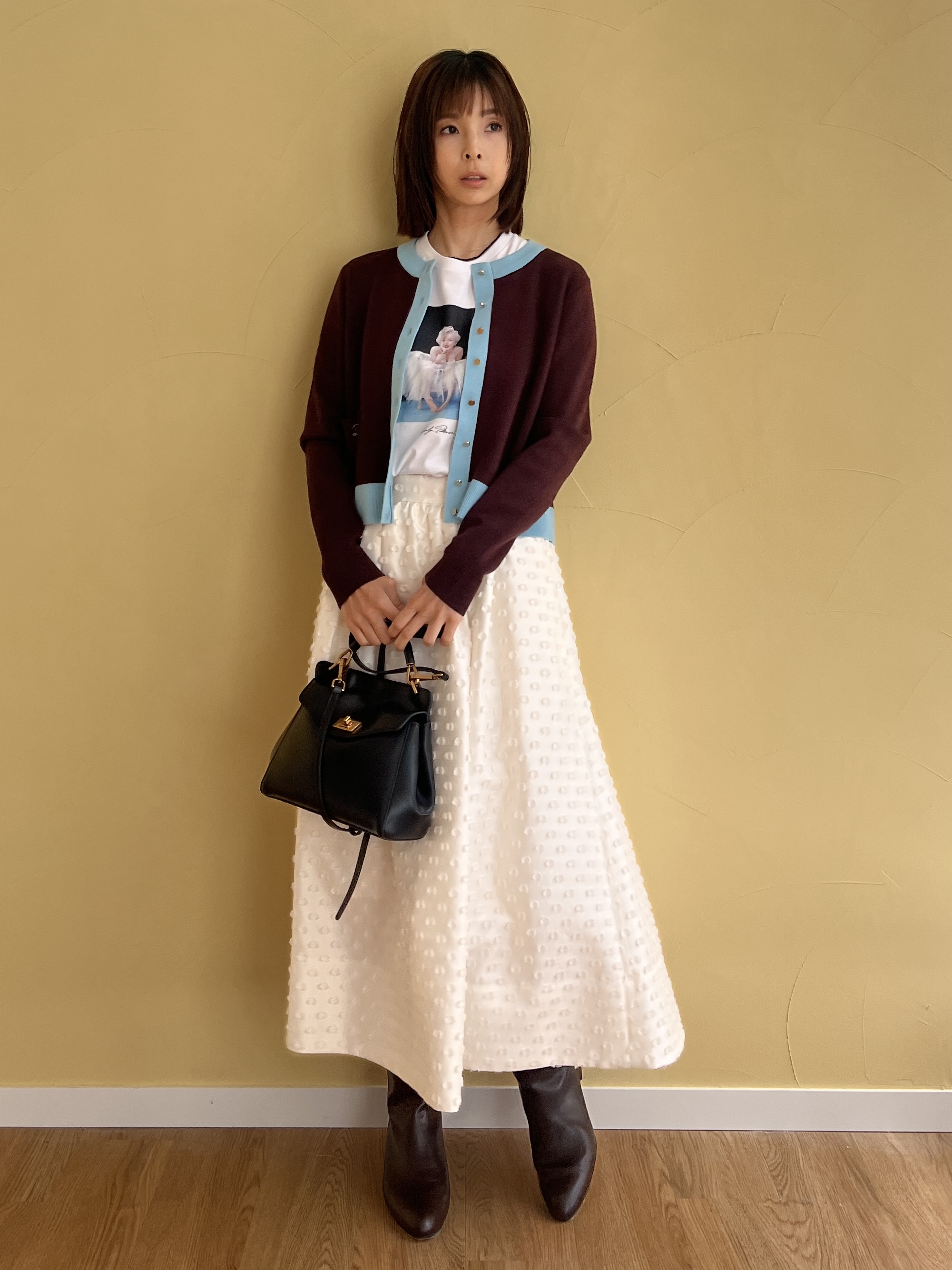 misaさんの「DRESSTERIOR｜【別注】マリリンモンロー/カラープリントTシャツ」を使ったコーディネート