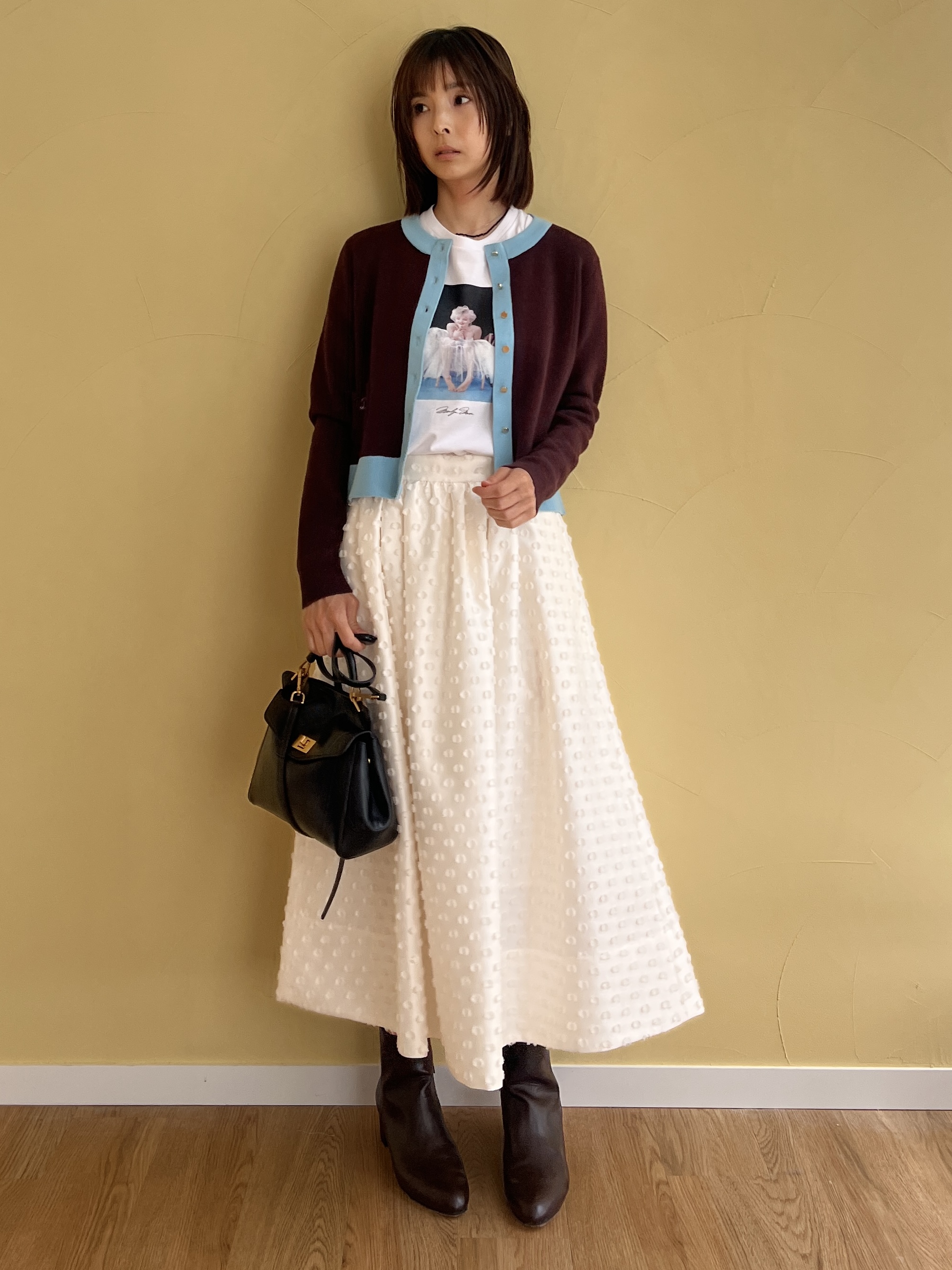 misaさんの「DRESSTERIOR｜【別注】マリリンモンロー/カラープリントTシャツ」を使ったコーディネート