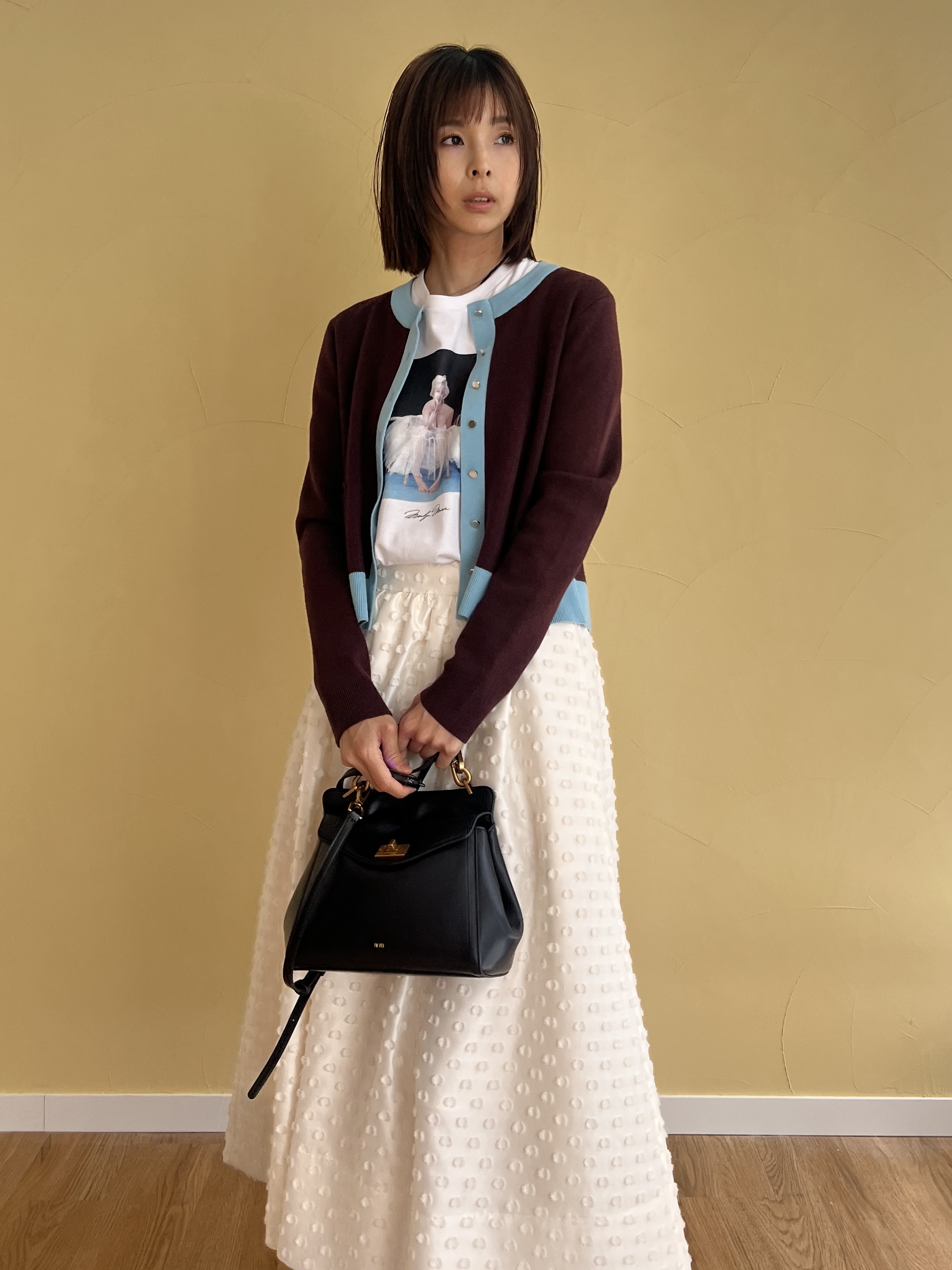 misaさんの「DRESSTERIOR｜【別注】マリリンモンロー/カラープリントTシャツ」を使ったコーディネート