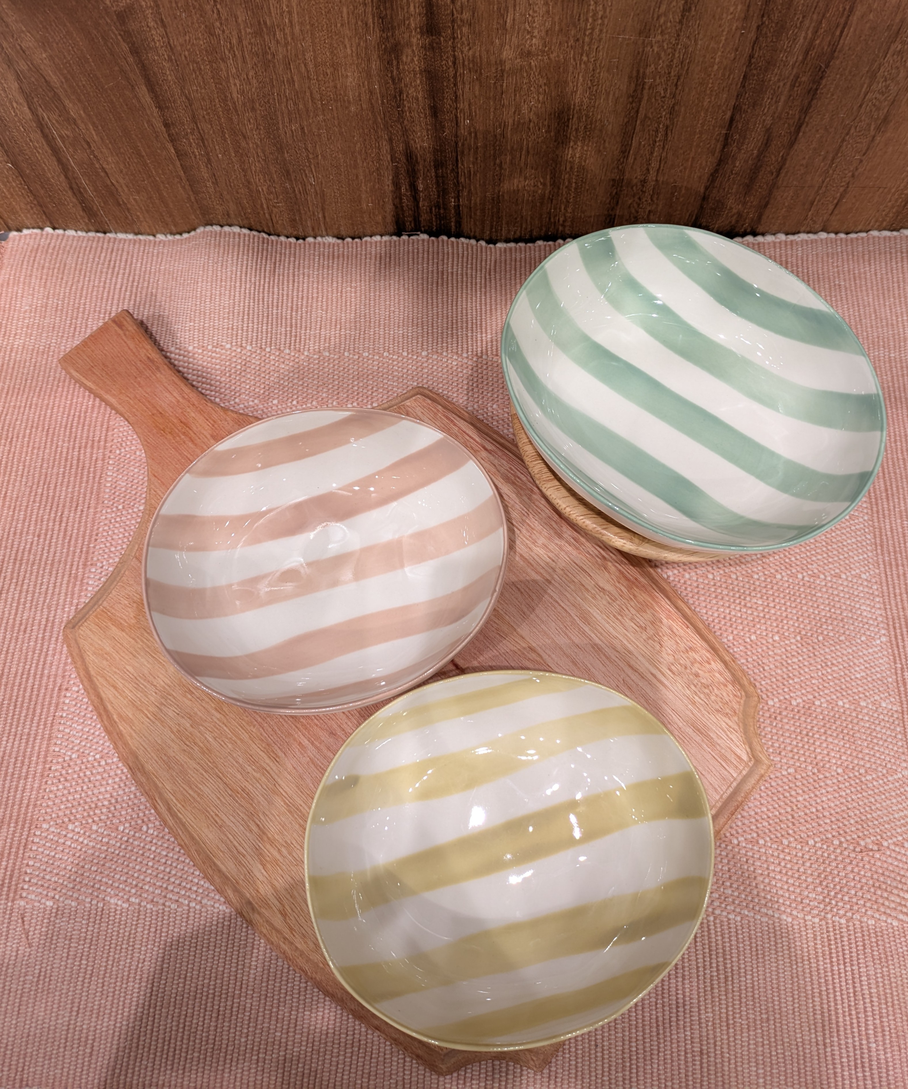 しょこさんの「212 KITCHEN STORE｜ストライプ オーバルプレート GR」を使ったコーディネート