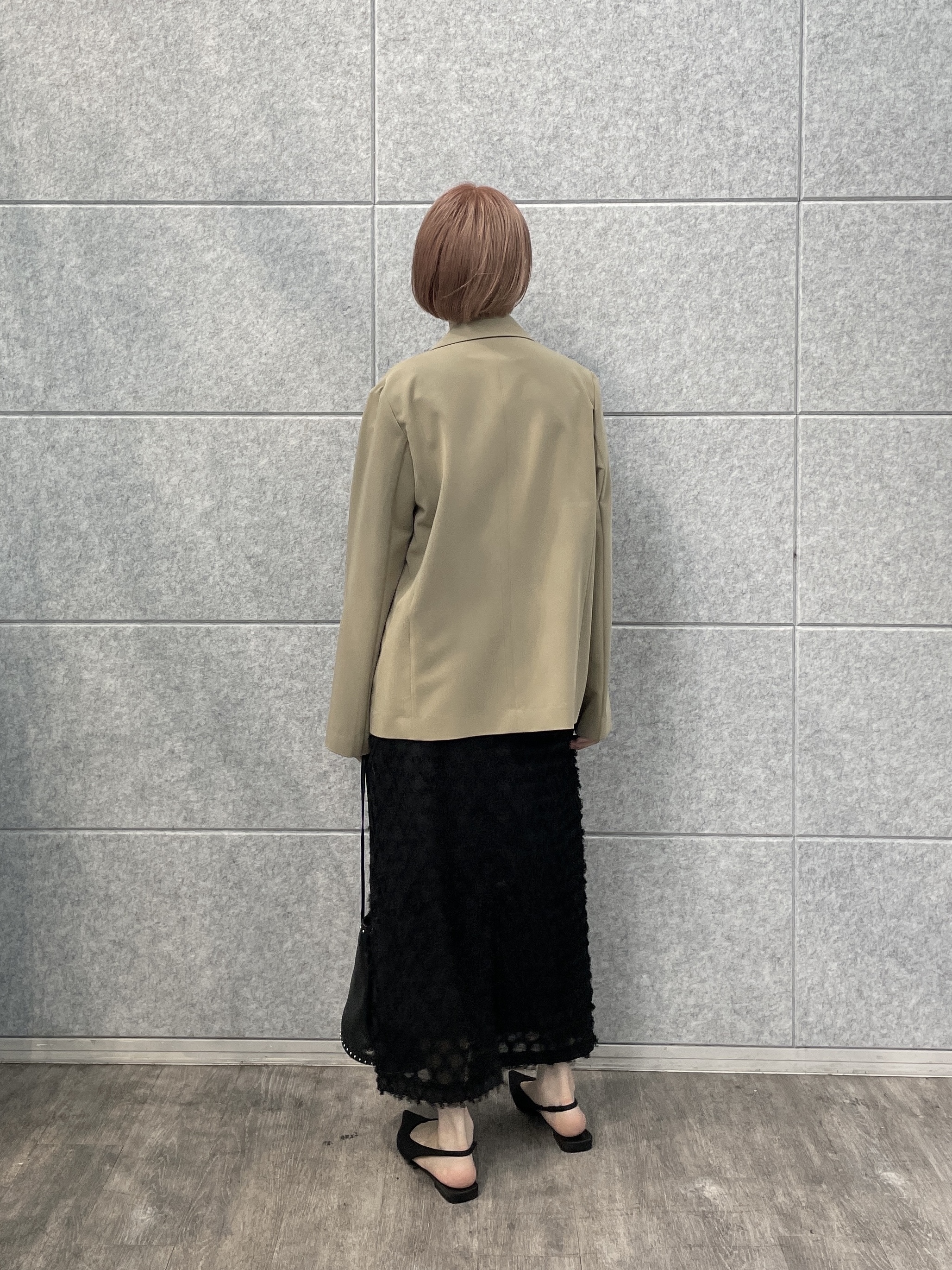mikuさんの「INDIVI｜Comfy Set Up｜ダブルブレストイージージャケット【セットアップ対応／通勤／カセット服】」を使ったコーディネート