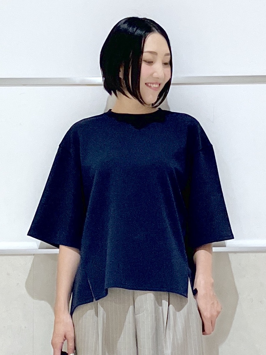 eriko さんの「Dessin｜【マシンウォッシャブル/セットアップ可】カットジャカードプルオーバー」を使ったコーディネート