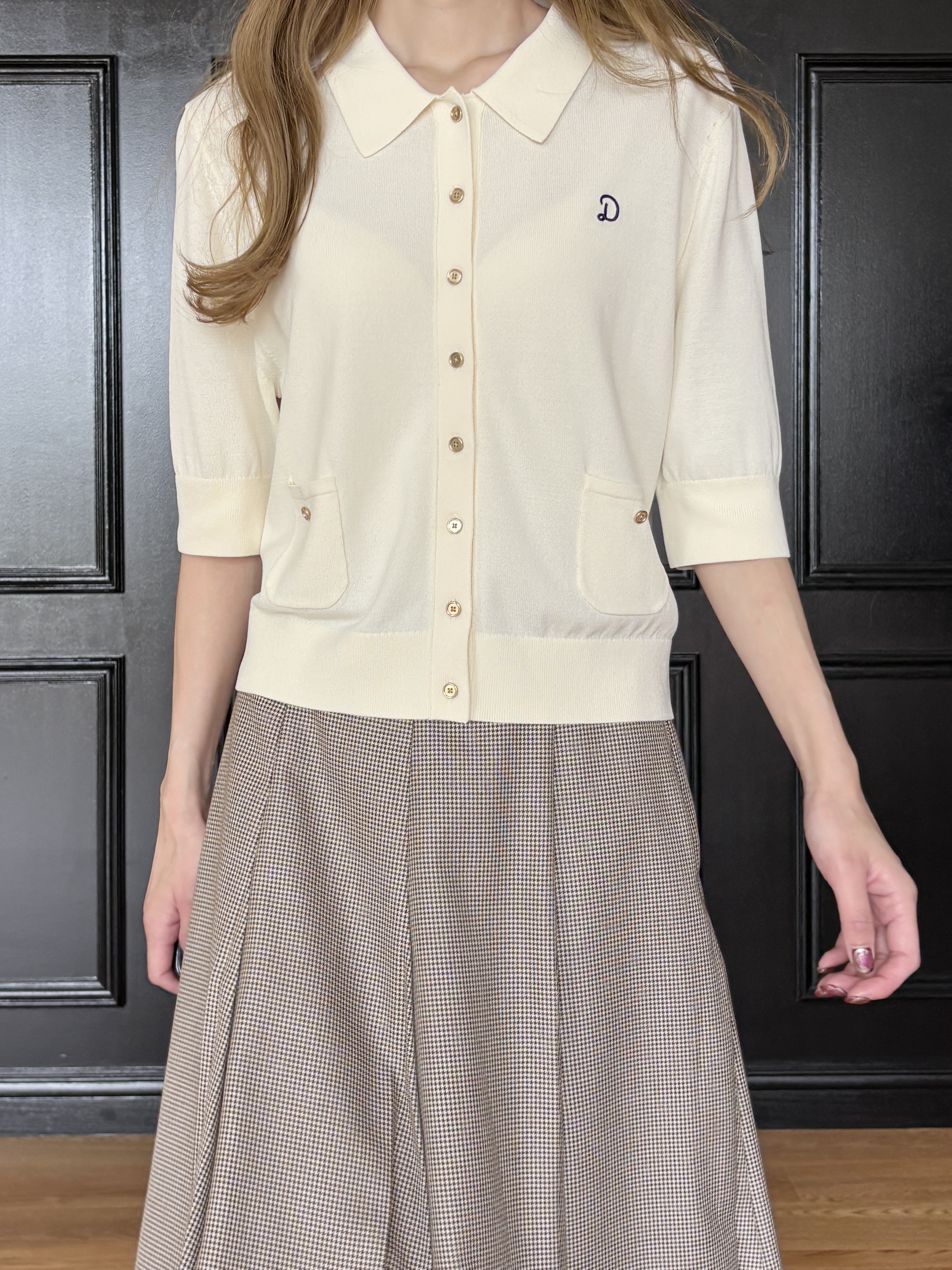 清水夏姫さんの「DRESSTERIOR｜【再入荷/軽量/本革】ビットローファー」を使ったコーディネート