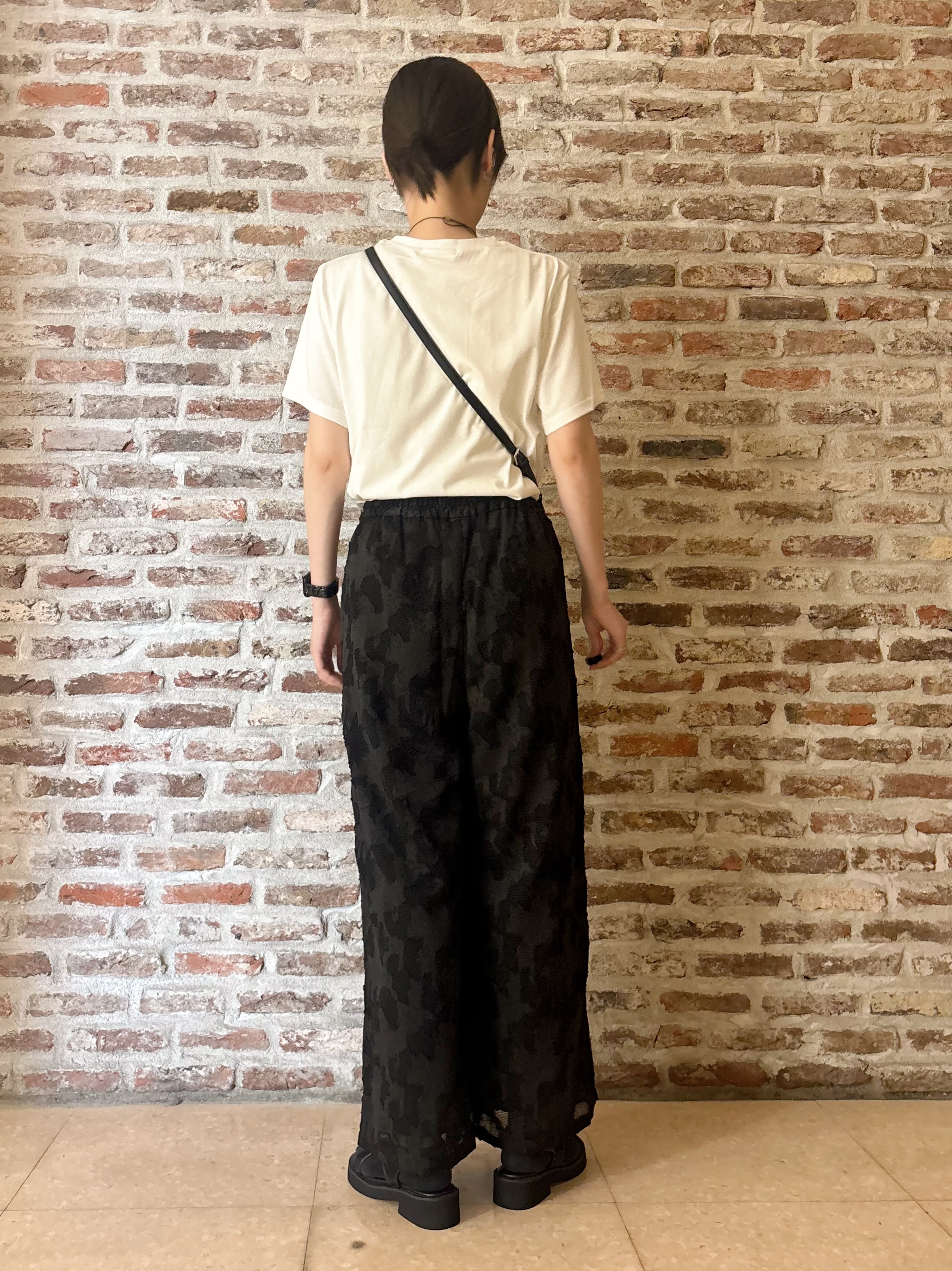 しばさんの「THE SHOP TK｜【ひんやり/吸水速乾】プリントアソートTシャツ」を使ったコーディネート