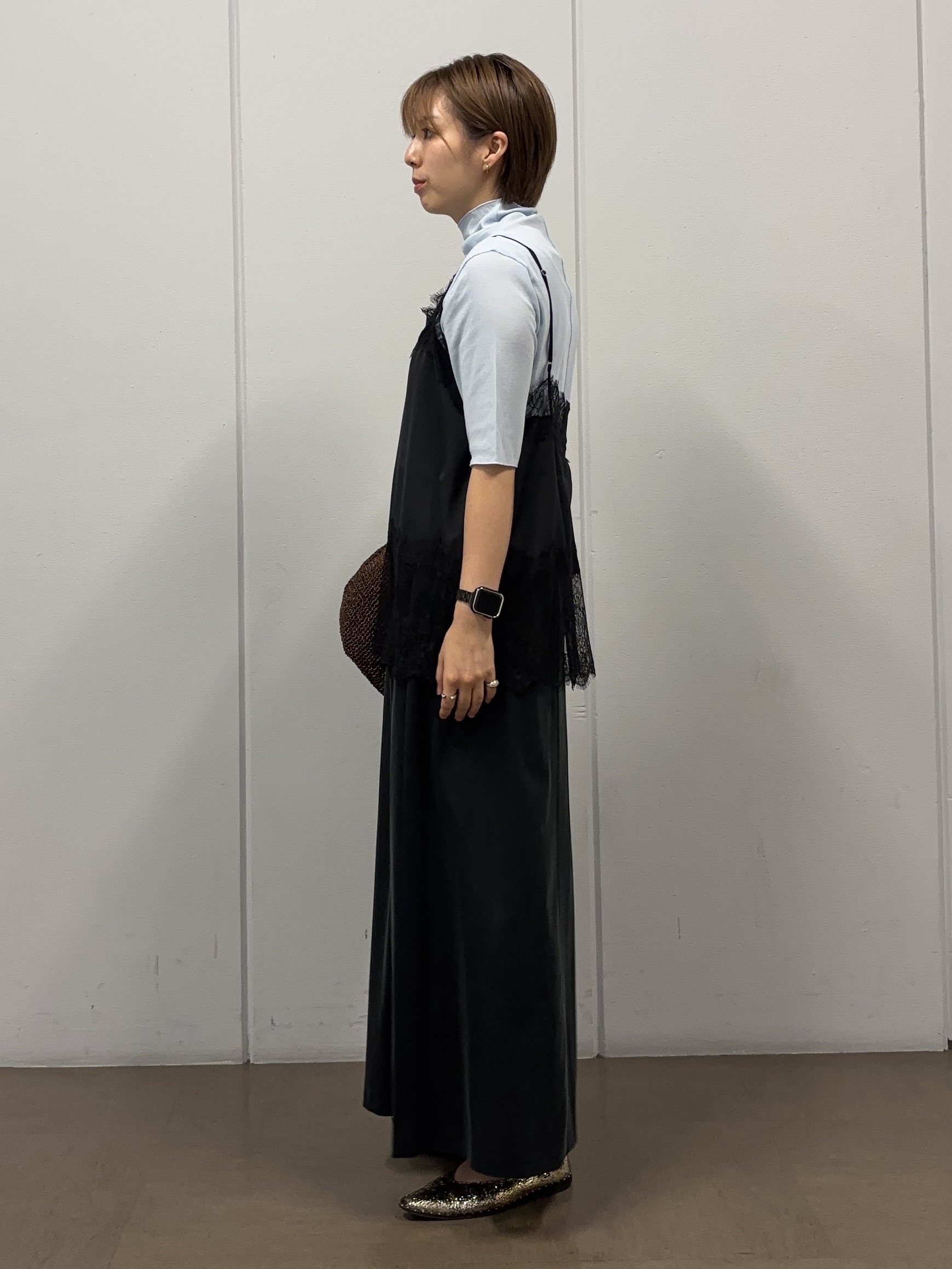 tsujiさんの「UNTITLED｜シアーテレコハイネックトップス」を使ったコーディネート