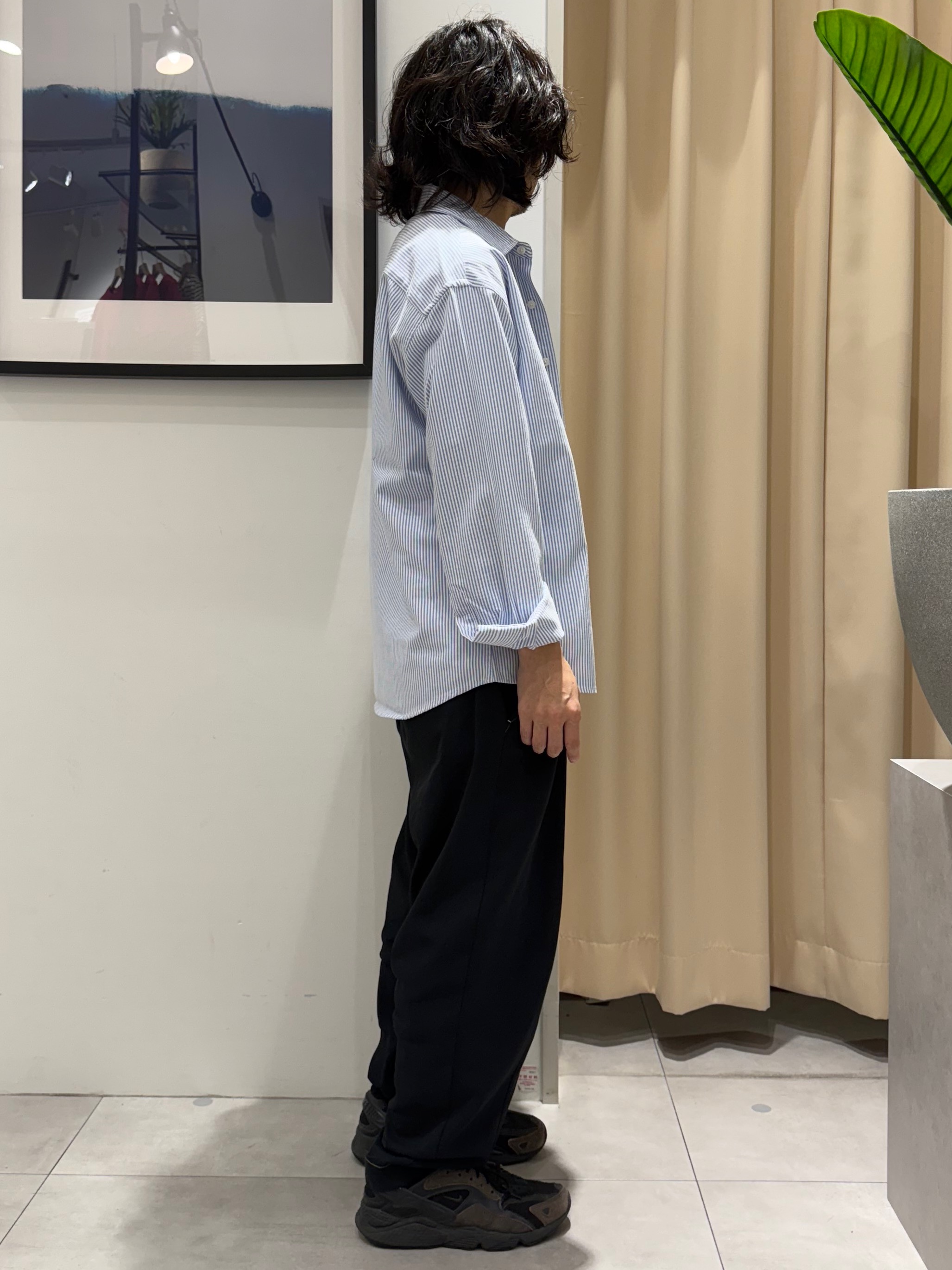 はさんの「THE SHOP TK｜POLO BCS/アソート長袖シャツ」を使ったコーディネート
