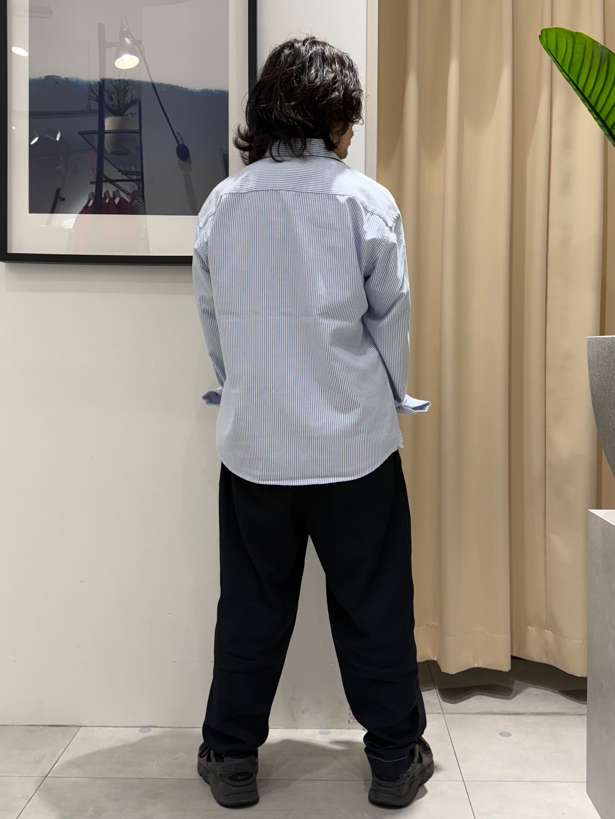 はさんの「THE SHOP TK｜POLO BCS/アソート長袖シャツ」を使ったコーディネート