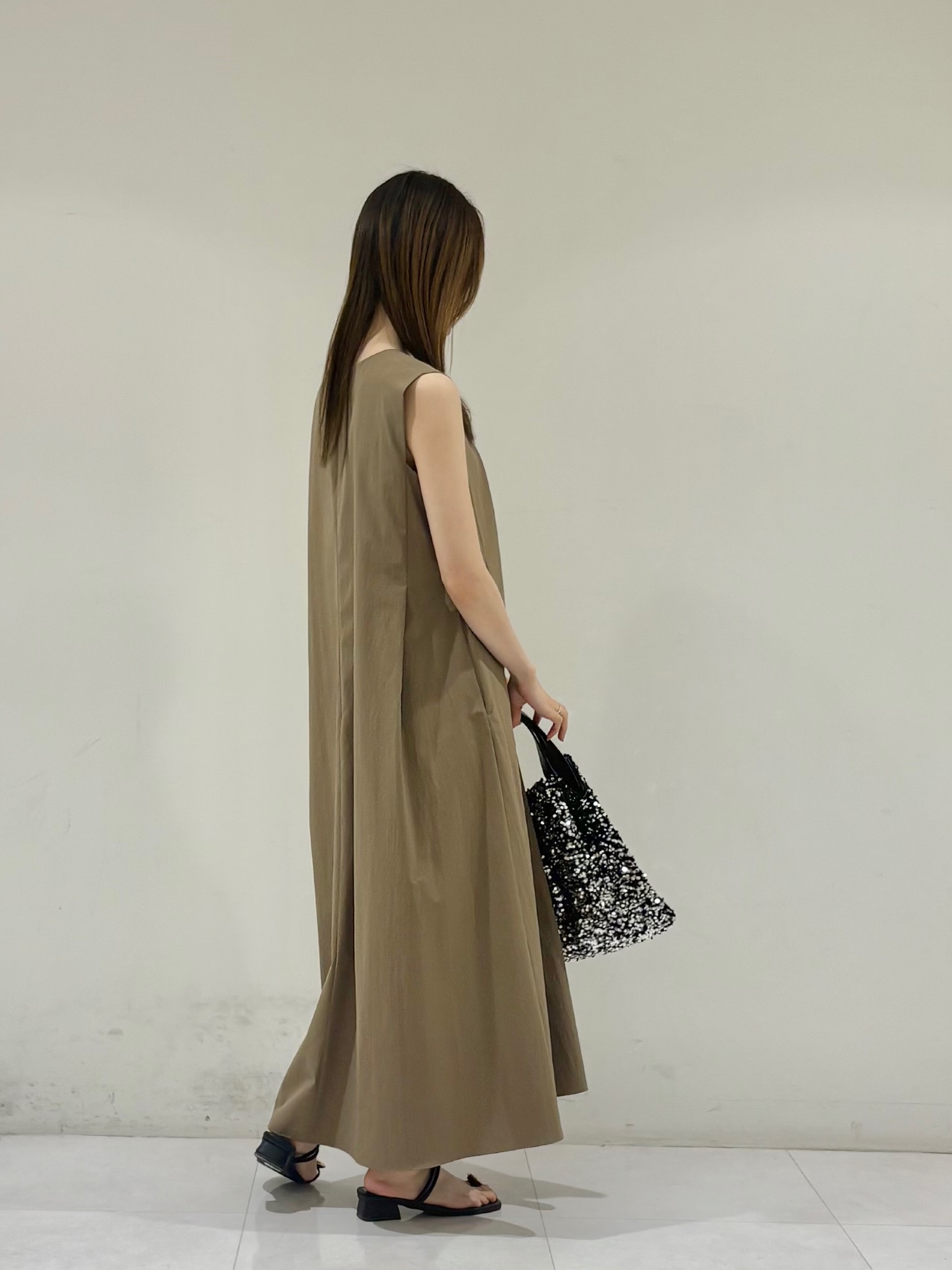 kyokaさんの「UNTITLED｜【接触冷感/UVカット/吸水速乾】Aラインロングワンピース」を使ったコーディネート