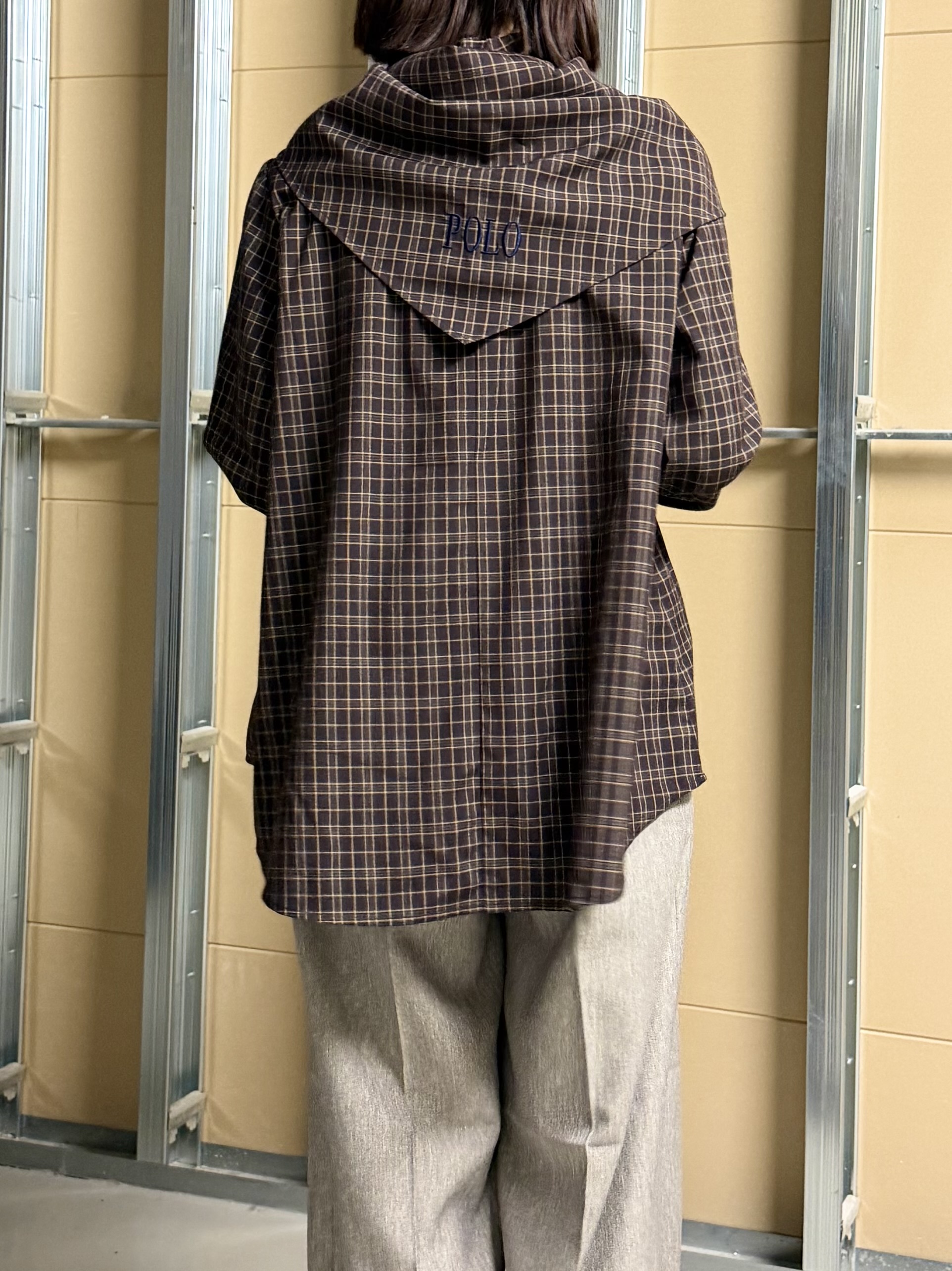 sahoさんの「THE SHOP TK｜POLO BCS/チェックスカーフ付きブラウス」を使ったコーディネート