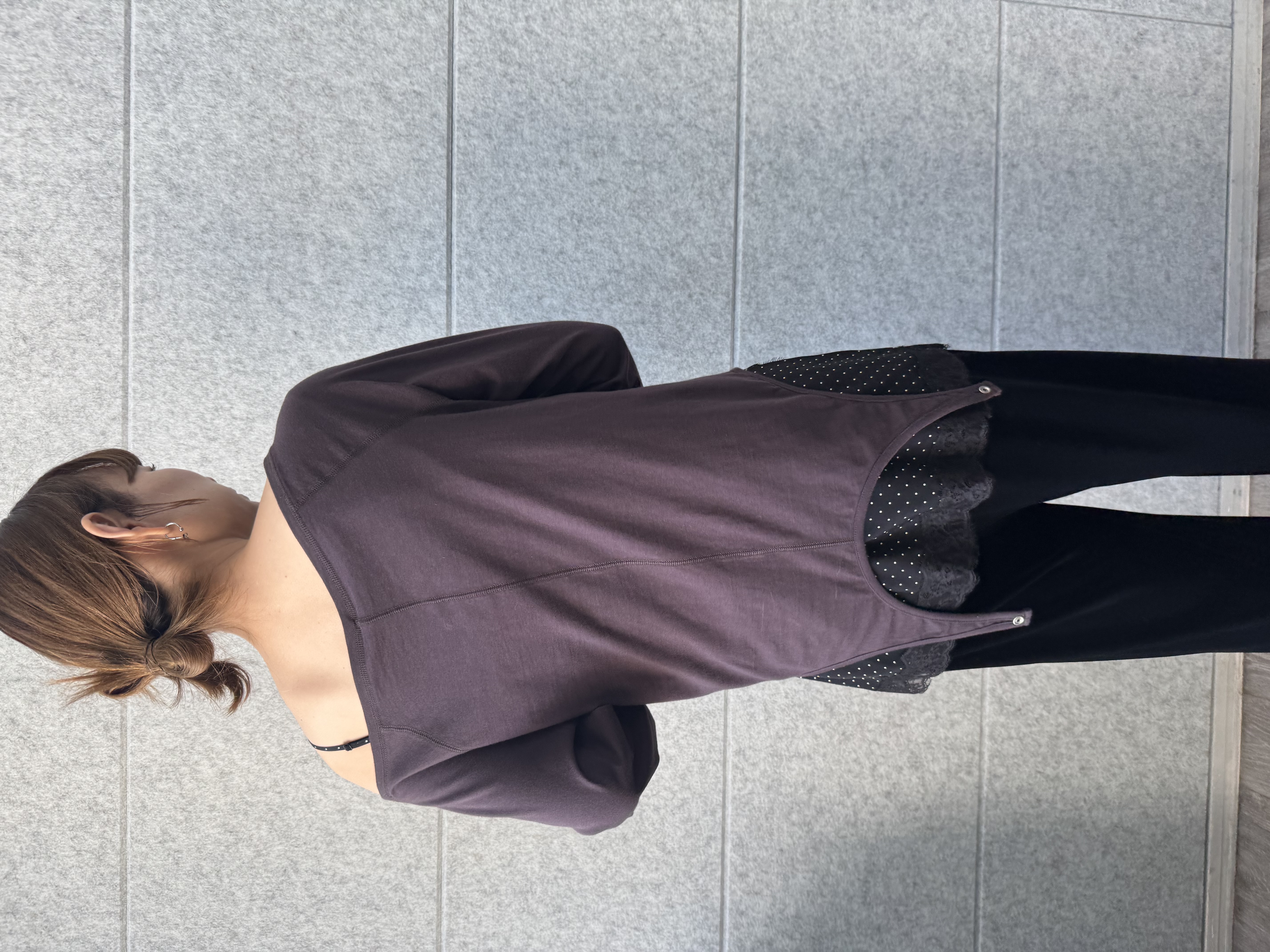 designer yukaさんの「CODE A｜dot lingerie lace cami」を使ったコーディネート