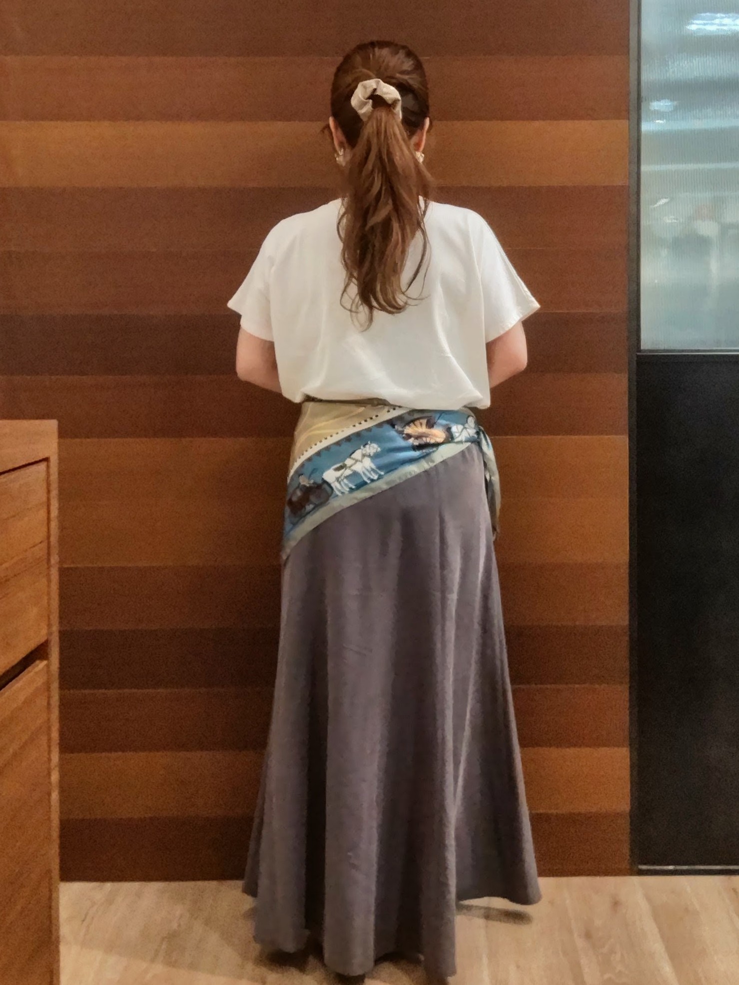 うっちーさんの「OPAQUE.CLIP｜フォトプリントTシャツ【洗濯機OK】」を使ったコーディネート