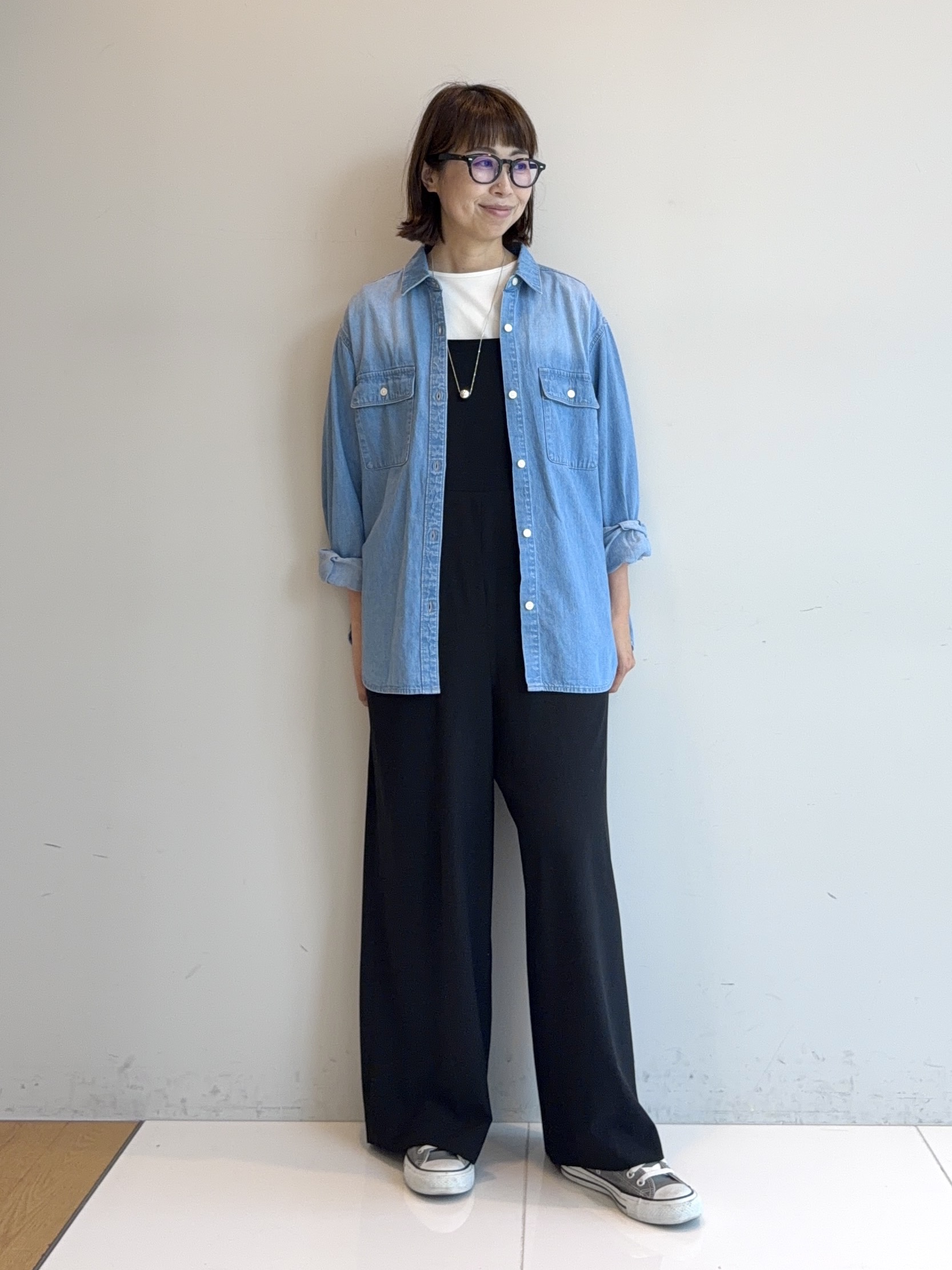 murayamaさんの「INDIVI｜【着る日傘】キャミソールサロペット」を使ったコーディネート