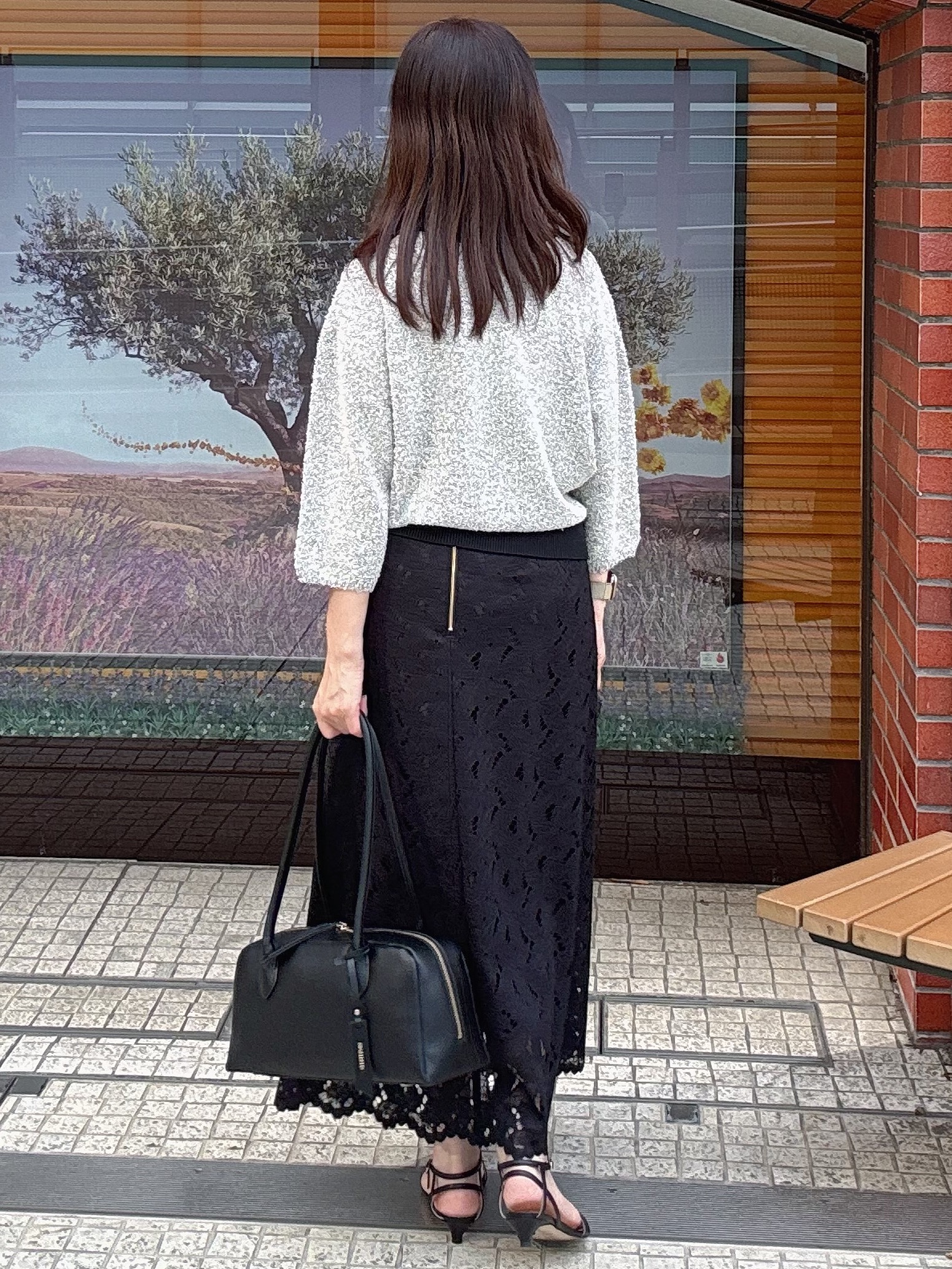 makiさんの「UNTITLED｜【前後2WAY】コットン混カールプルオーバー」を使ったコーディネート