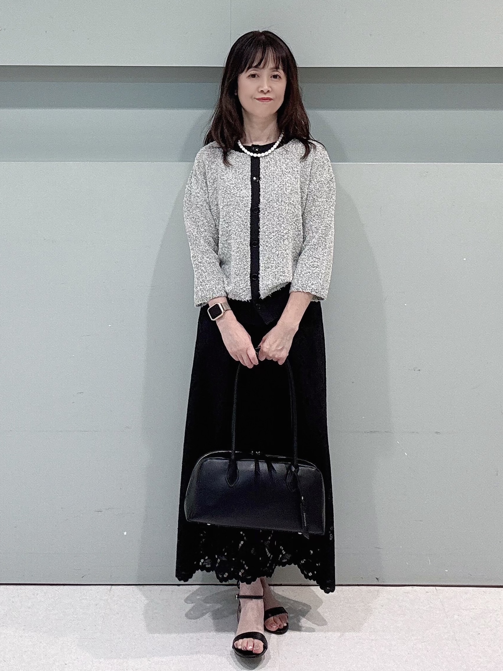 makiさんの「UNTITLED｜【前後2WAY】コットン混カールプルオーバー」を使ったコーディネート