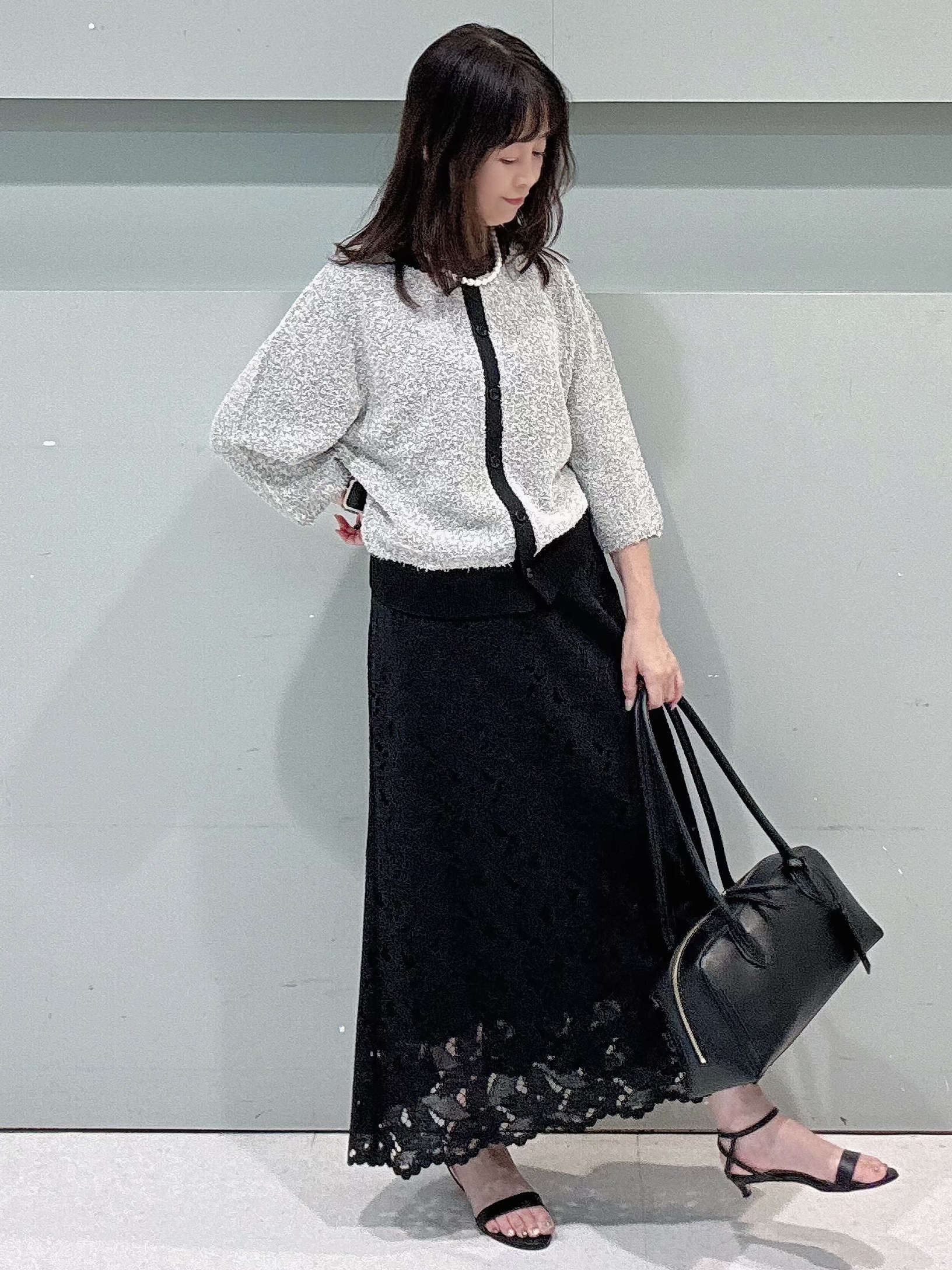 makiさんの「UNTITLED｜【前後2WAY】コットン混カールプルオーバー」を使ったコーディネート