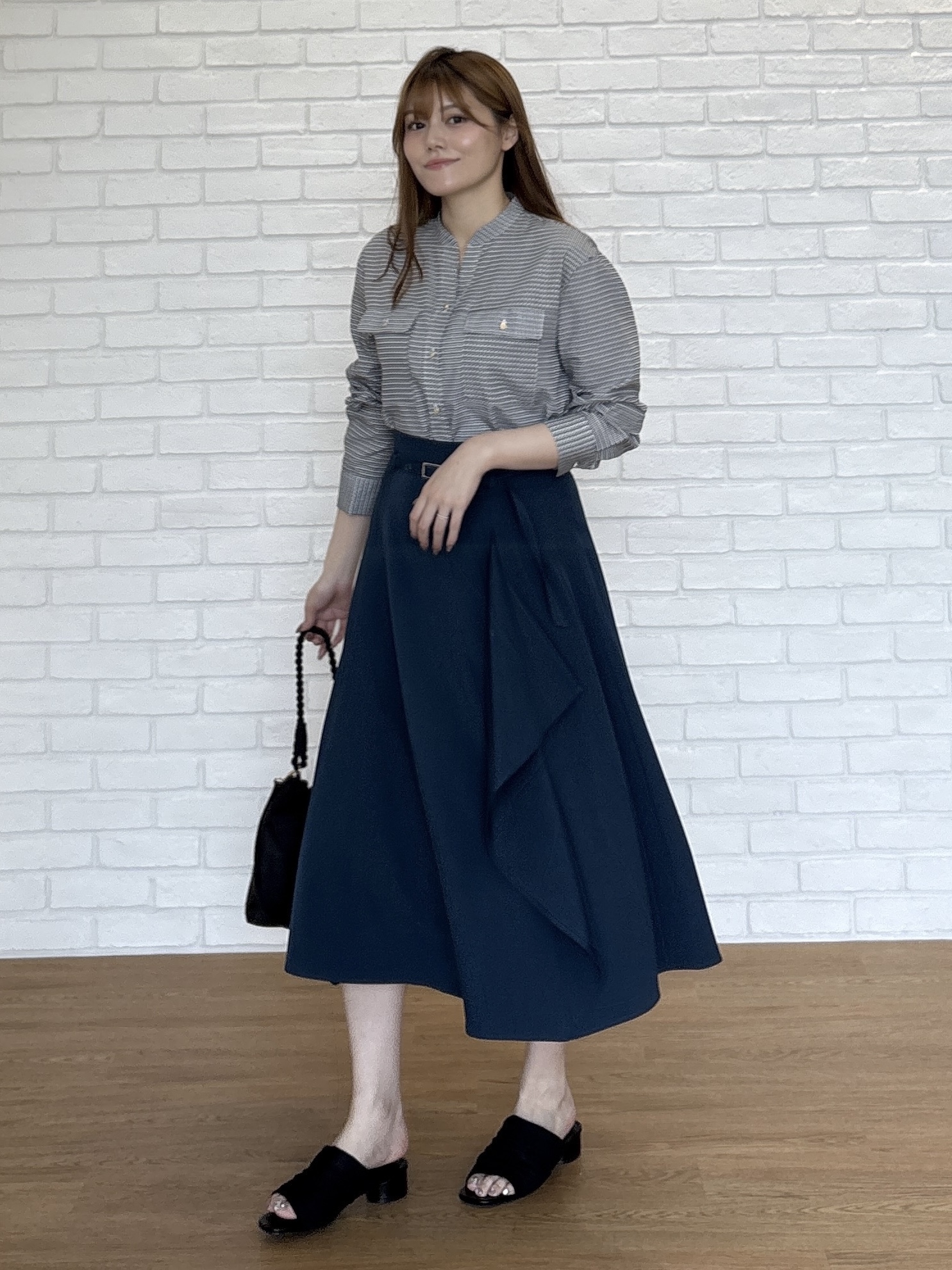 sayaさんの「grove｜【撥水・10ポケ】ポケット巾着ショルダー」を使ったコーディネート
