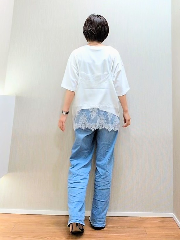 ミズタさんの「UNTITLED｜【新色追加/人気デニム】MAKE&times;DENIM WIDE」を使ったコーディネート