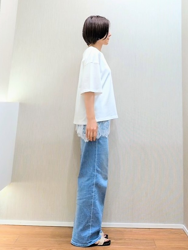 ミズタさんの「UNTITLED｜【新色追加/人気デニム】MAKE&times;DENIM WIDE」を使ったコーディネート