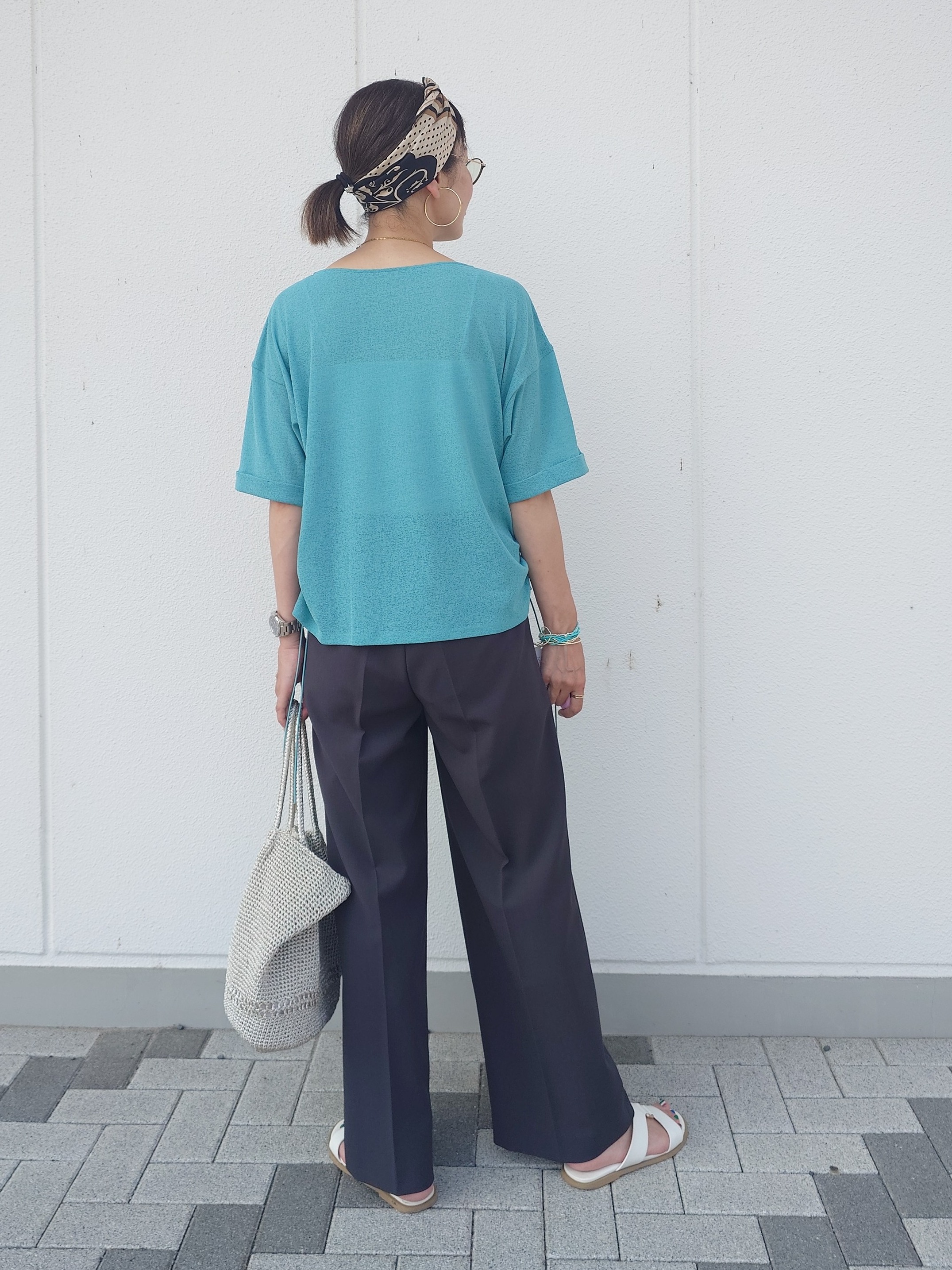 MUTSUKOさんの「UNTITLED｜ドロストプルオーバージャージ」を使ったコーディネート