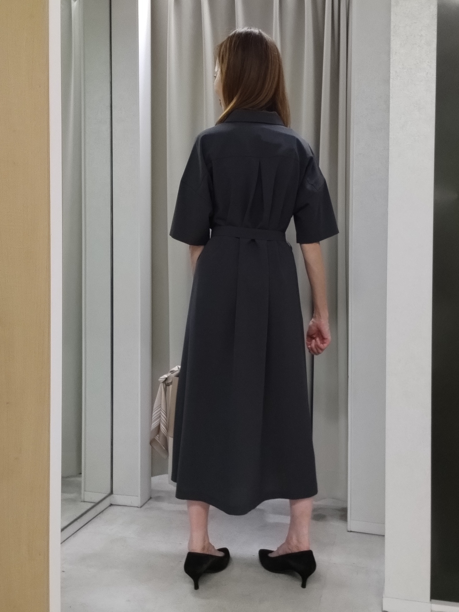 もりさんの「UNTITLED｜【UVカット/接触冷感/通気性】エアリークールワンピース」を使ったコーディネート