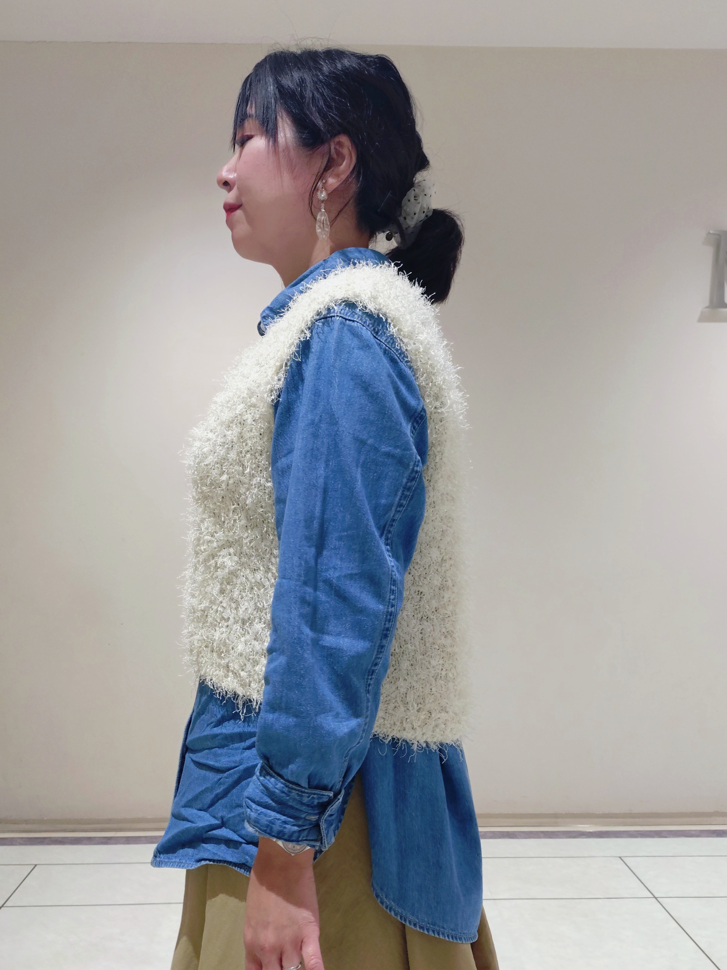 TOMOMIさんの「INDIVI｜【収納力◎／トレンド】スクエアトートバッグ」を使ったコーディネート