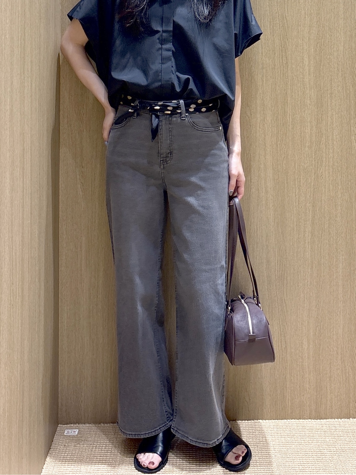 sachikoさんの「OPAQUE.CLIP｜タックニュアンスフォルムシャツ【洗濯機OK】」を使ったコーディネート