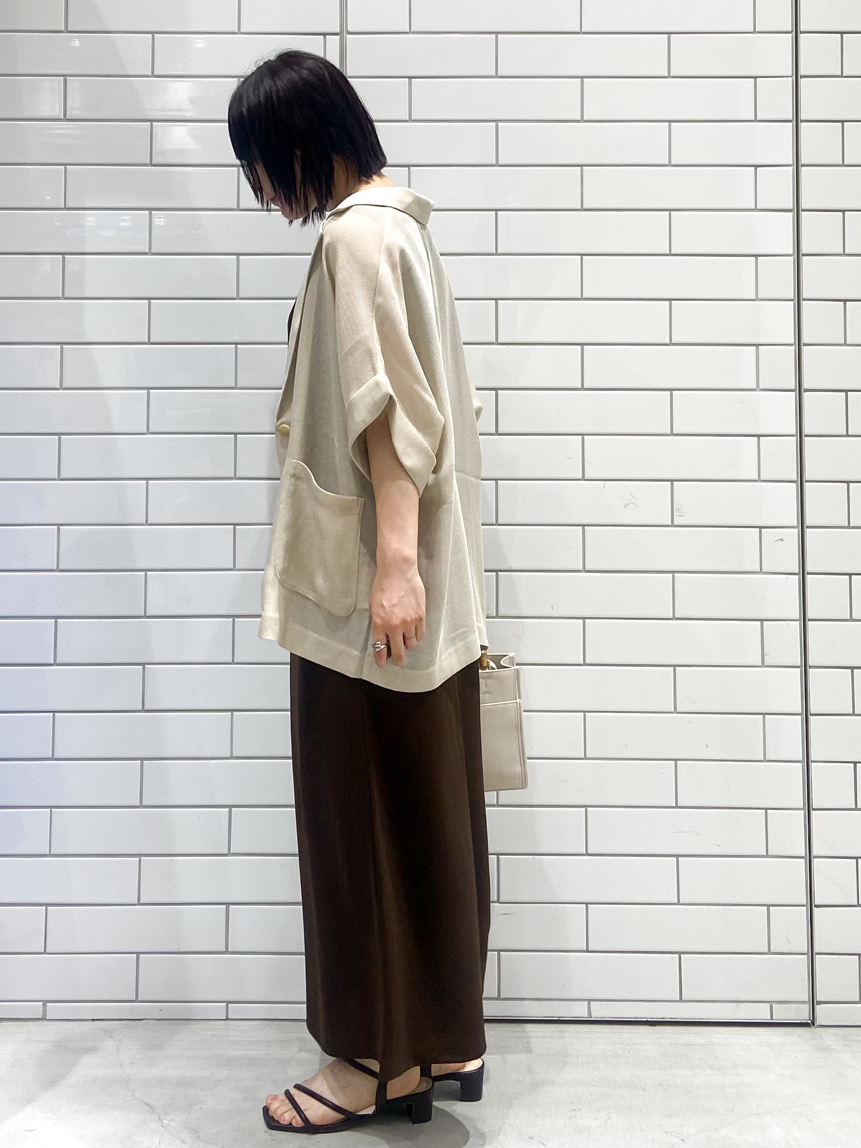 kimiさんの「OPAQUE.CLIP｜メッシュテーラードジャケット【洗濯機OK】」を使ったコーディネート
