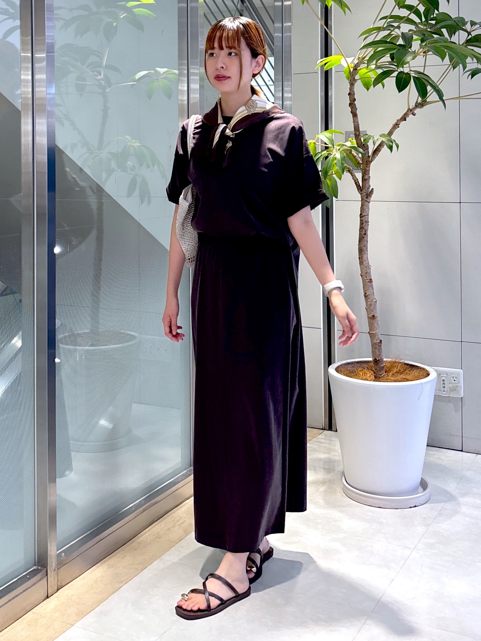 yukaさんの「UNTITLED｜【セットアップ可/接触冷感】ヴィンテージライクプルオーバー」を使ったコーディネート