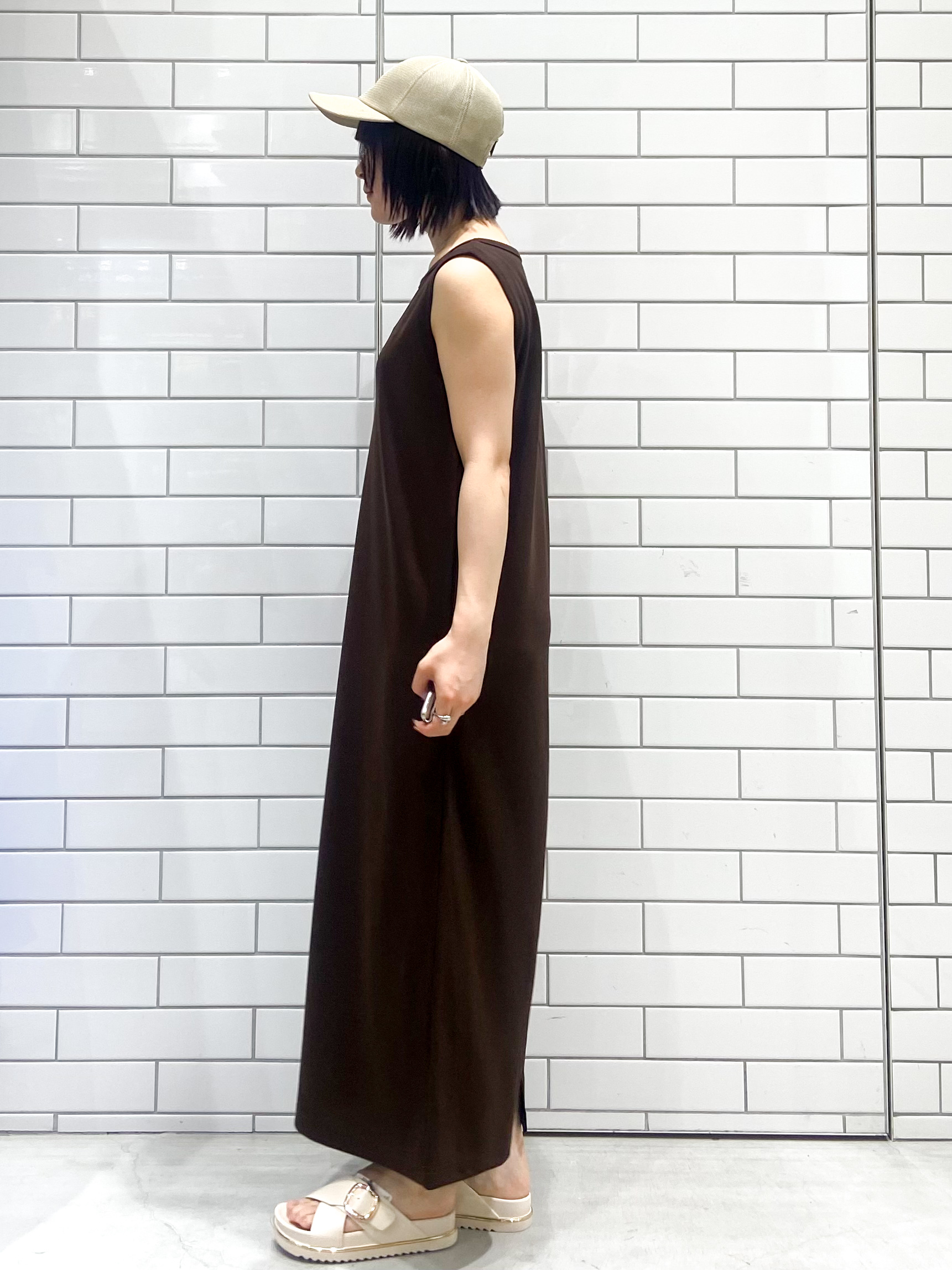 kimiさんの「OPAQUE.CLIP｜【接触冷感】カットソーワンピース《洗濯機OK》」を使ったコーディネート