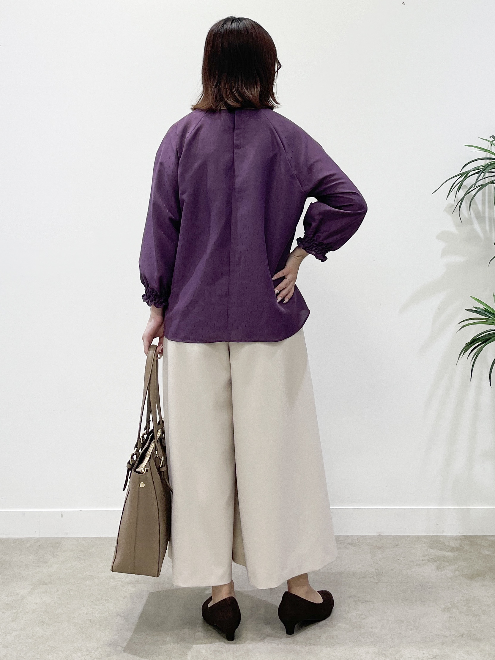 yukariさんの「Reflect｜ワイドシルエットスカーチョパンツ」を使ったコーディネート