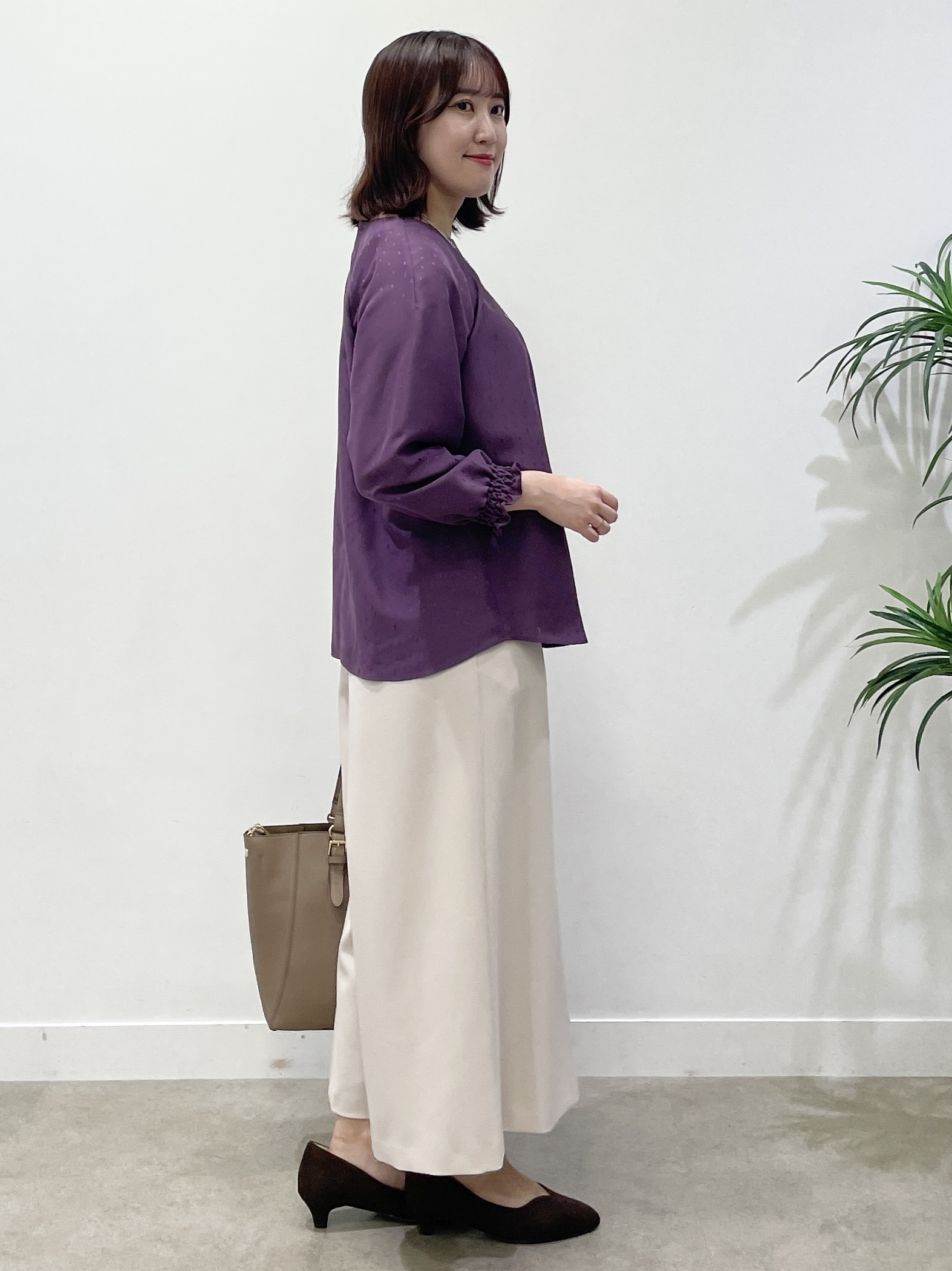 yukariさんの「Reflect｜ワイドシルエットスカーチョパンツ」を使ったコーディネート
