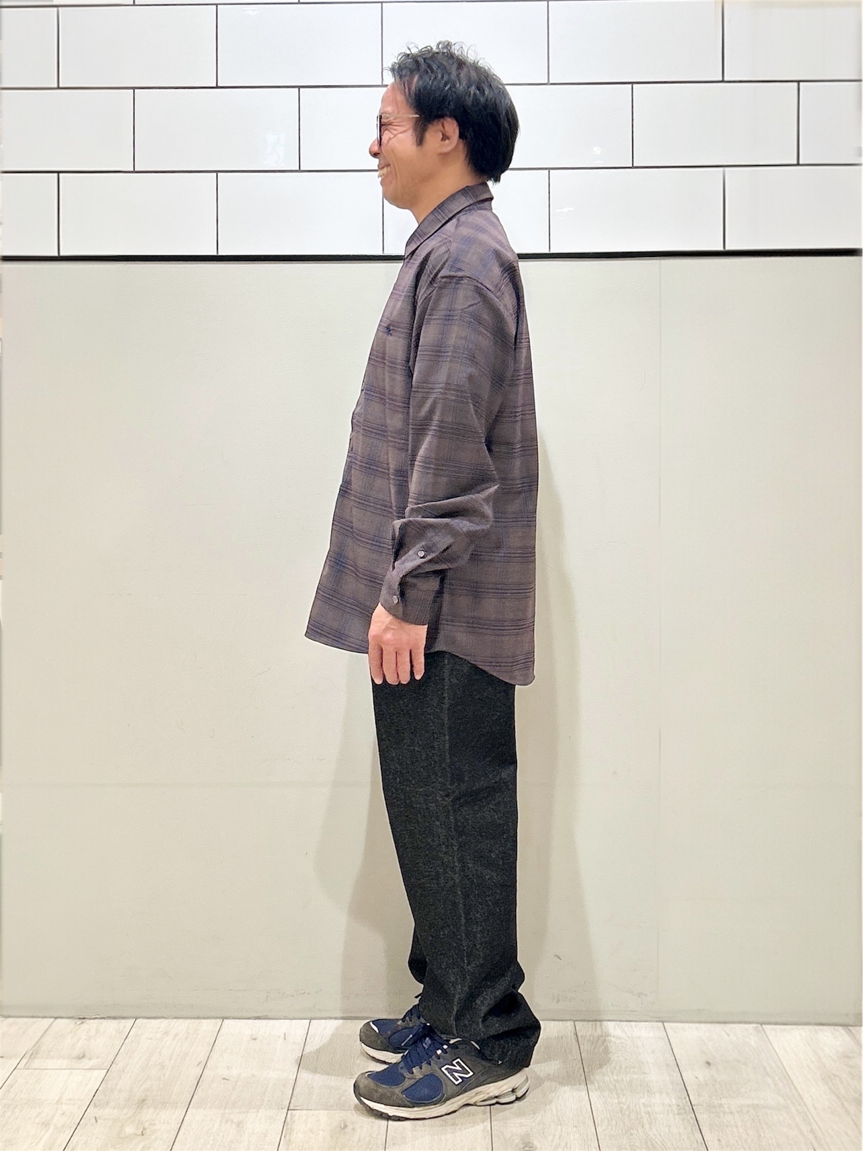 KENJI Iさんの「THE SHOP TK｜POLO BCS/アソート長袖シャツ」を使ったコーディネート