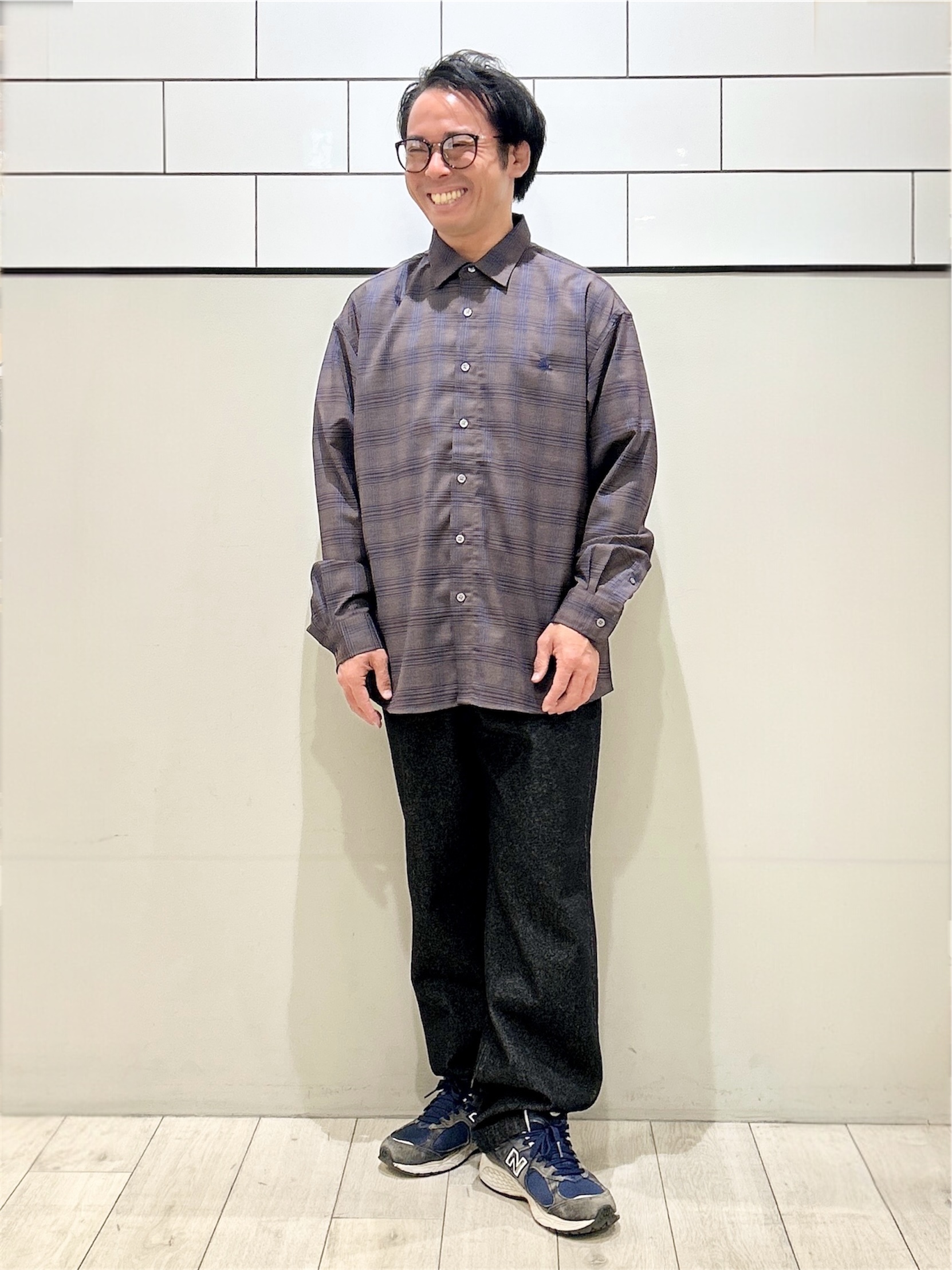 KENJI Iさんの「THE SHOP TK｜POLO BCS/アソート長袖シャツ」を使ったコーディネート