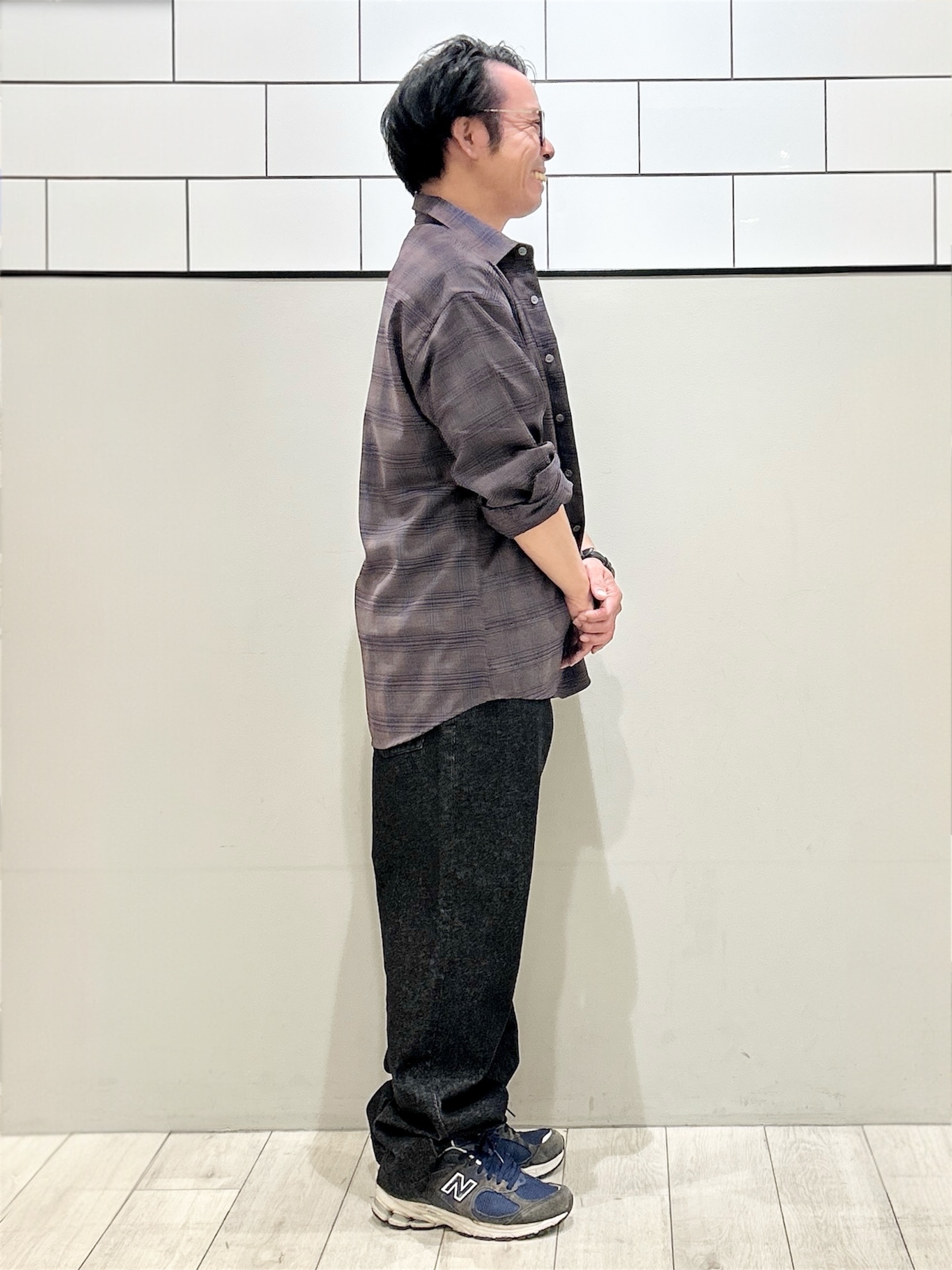 KENJI Iさんの「THE SHOP TK｜POLO BCS/アソート長袖シャツ」を使ったコーディネート