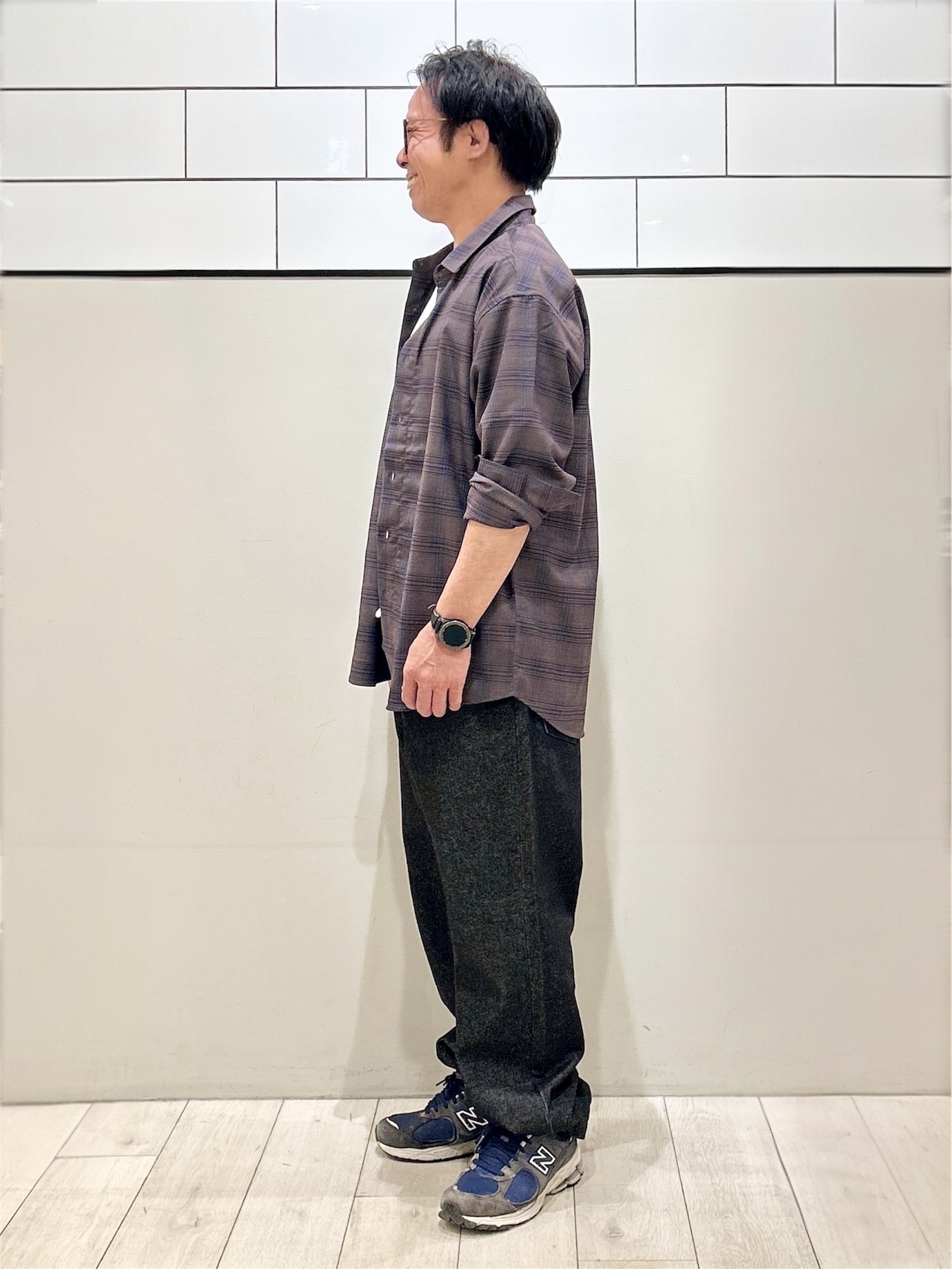 KENJI Iさんの「THE SHOP TK｜POLO BCS/アソート長袖シャツ」を使ったコーディネート