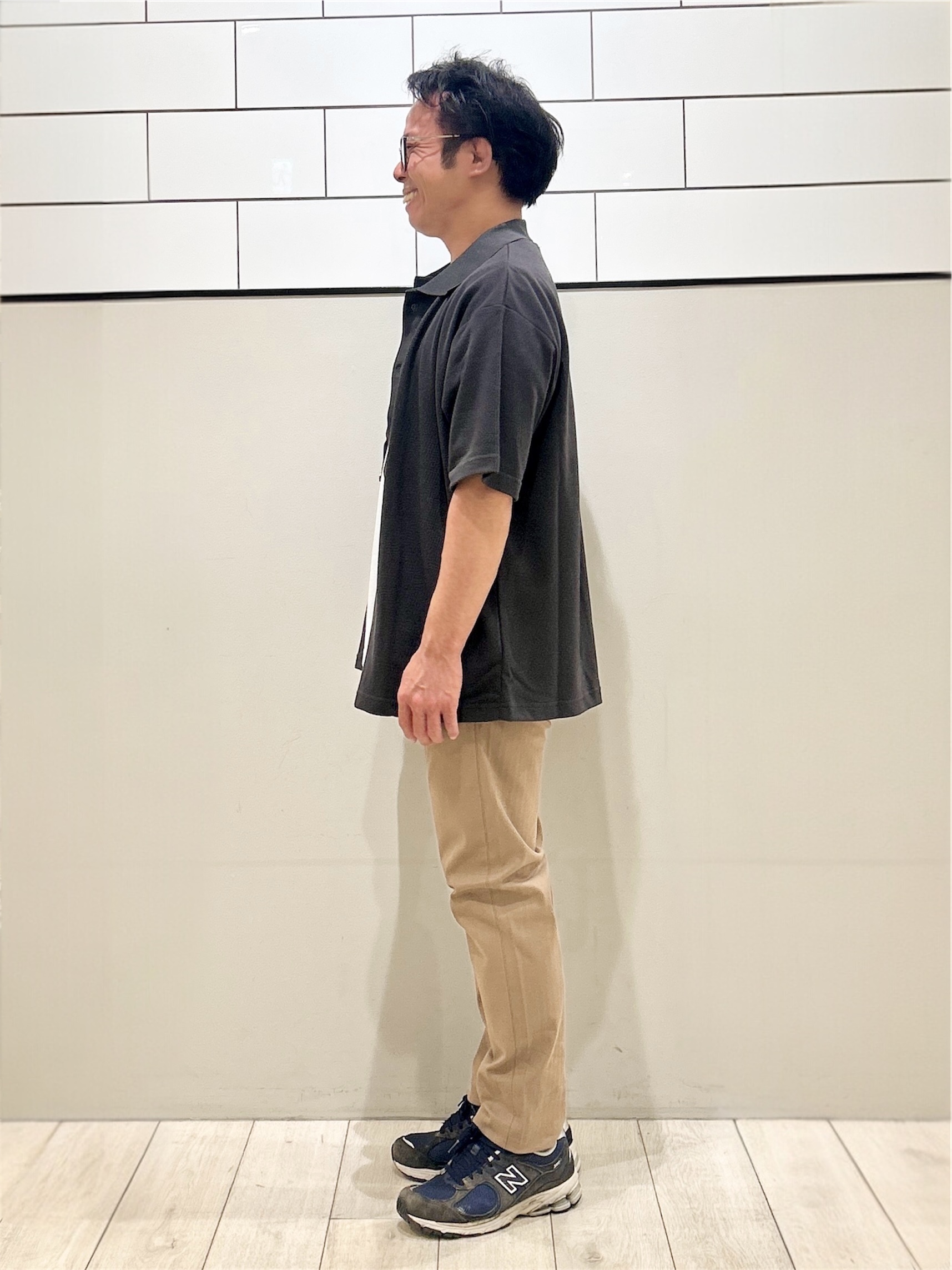 KENJI Iさんの「THE SHOP TK｜【半袖シャツ＋インナー セットアイテム】カノコ半袖シャツ＆半袖Tシャツ」を使ったコーディネート