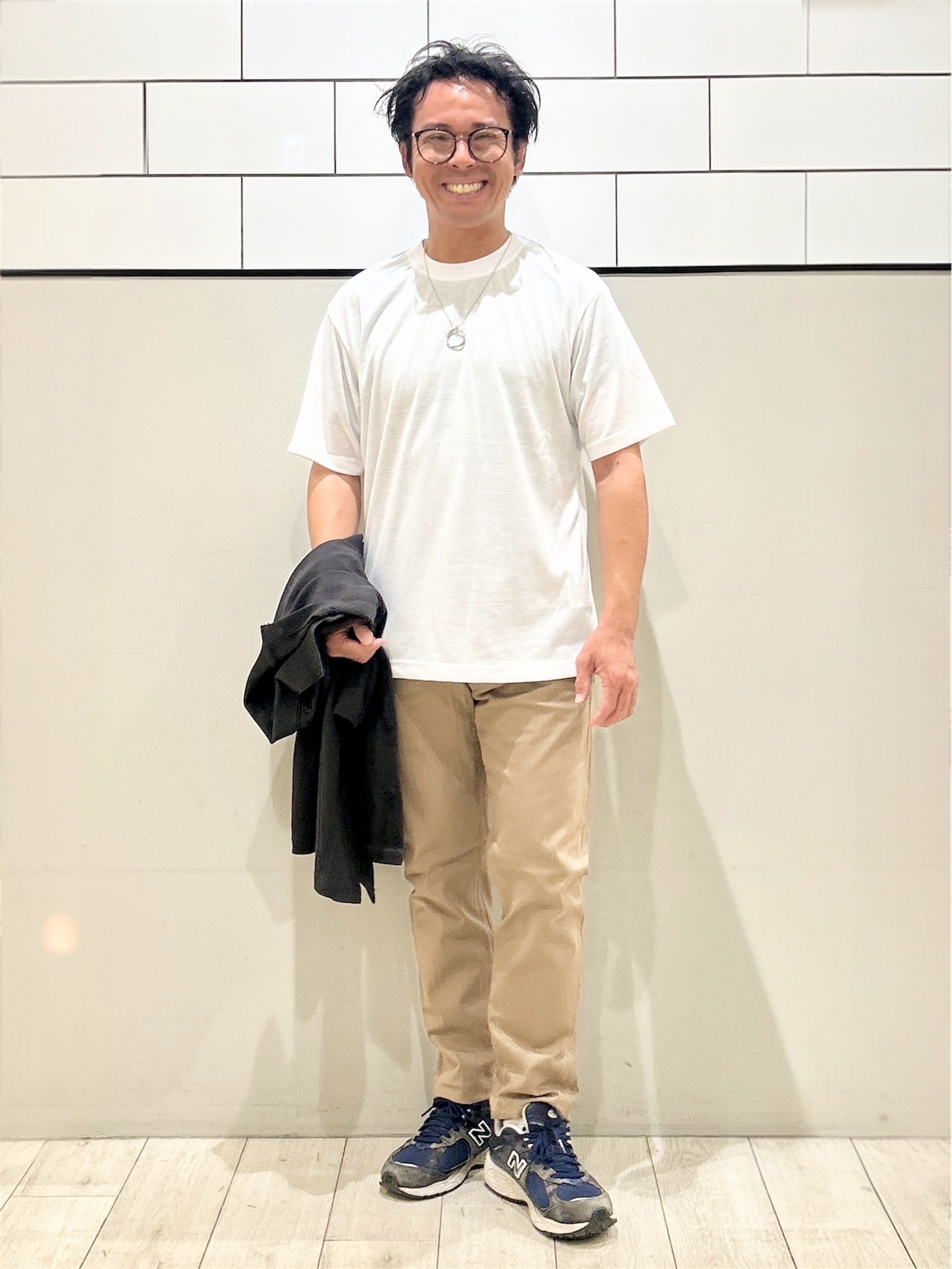 KENJI Iさんの「THE SHOP TK｜【半袖シャツ＋インナー セットアイテム】カノコ半袖シャツ＆半袖Tシャツ」を使ったコーディネート