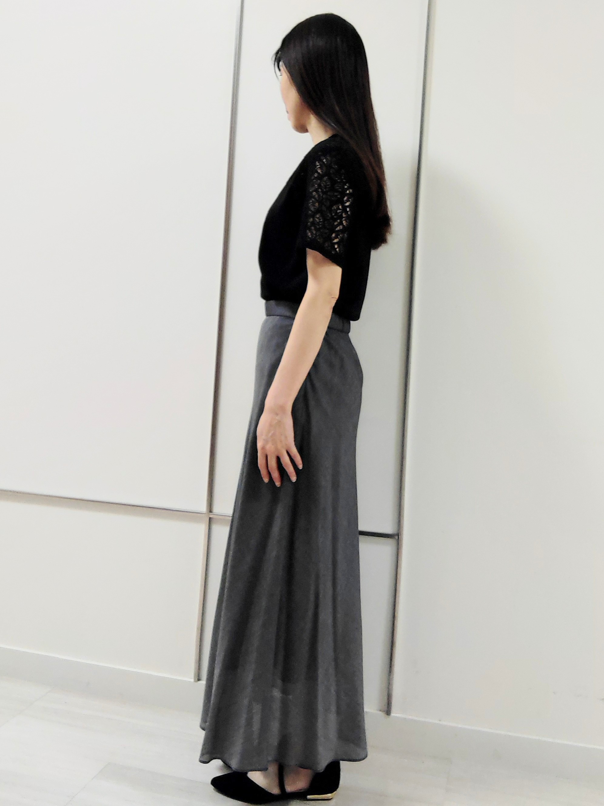 takuさんの「COUP DE CHANCE｜【手洗い可／日本製】ラッセルレースプルオーバー」を使ったコーディネート