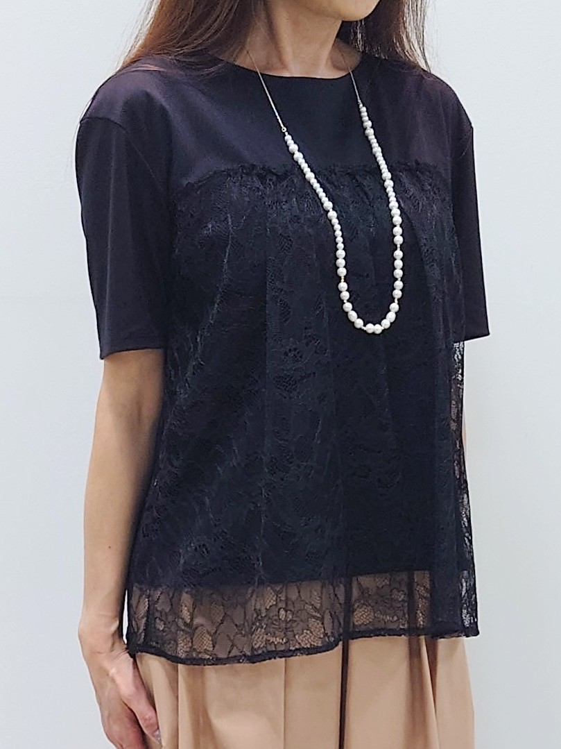 yoshiさんの「Reflect｜【UVカット／接触冷感／手洗い可】ラッセルレースプルオーバー」を使ったコーディネート