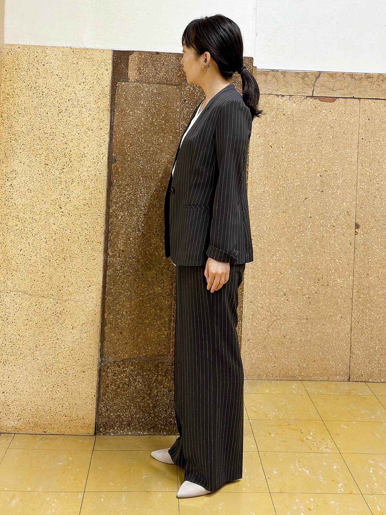 hattoriさんの「INDIVI｜【接触冷感/UVケア/着る日傘】カラーレスジャケット」を使ったコーディネート