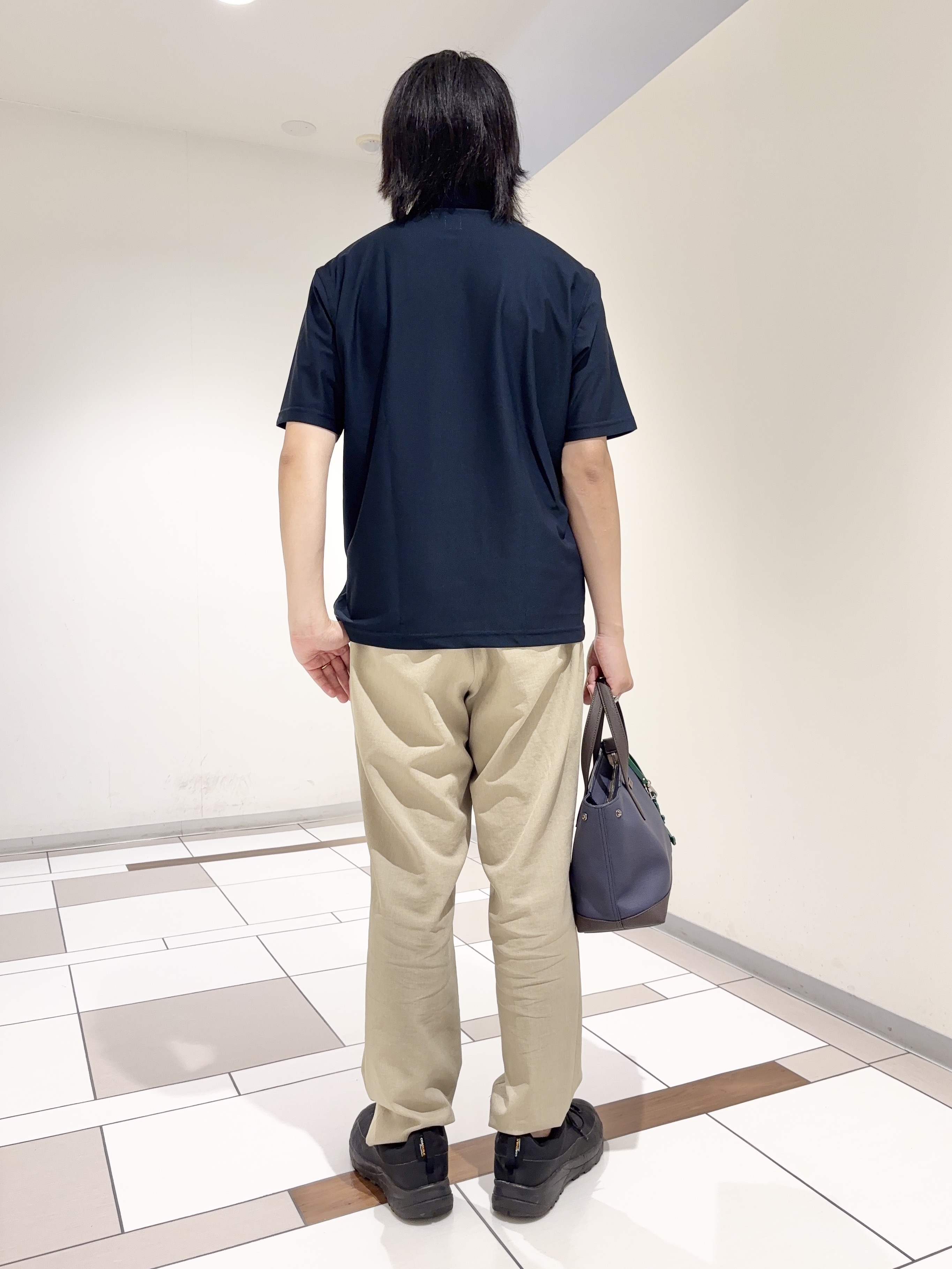 及川さんの「TAKEO KIKUCHI｜【通気性】AIR TOOL ポロシャツ」を使ったコーディネート