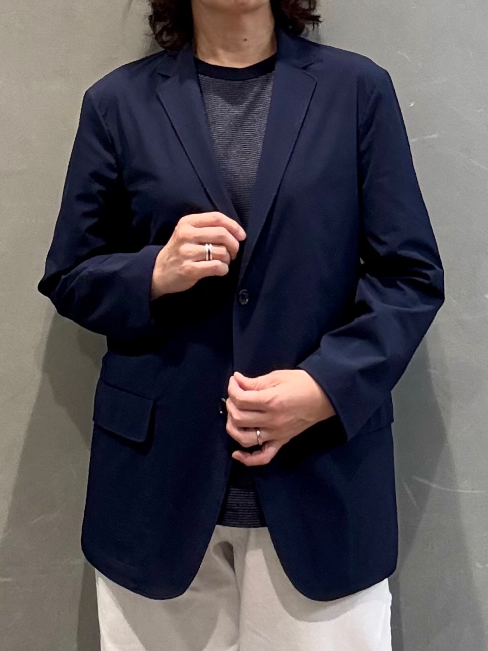 のぐみさんの「TAKEO KIKUCHI｜3Dナイロン ジャケット」を使ったコーディネート