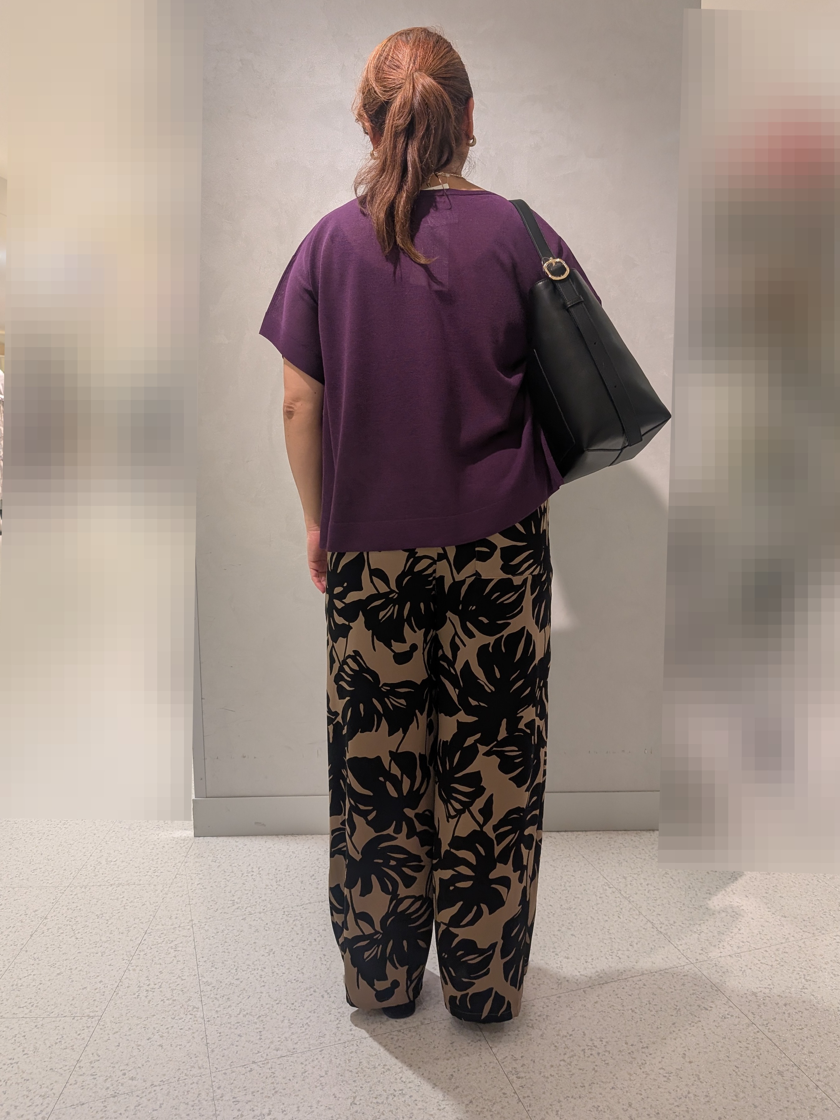 ようこさんの「UNTITLED｜【アンサンブル可/品のある透け感】Tシャツ風ニットトップス」を使ったコーディネート