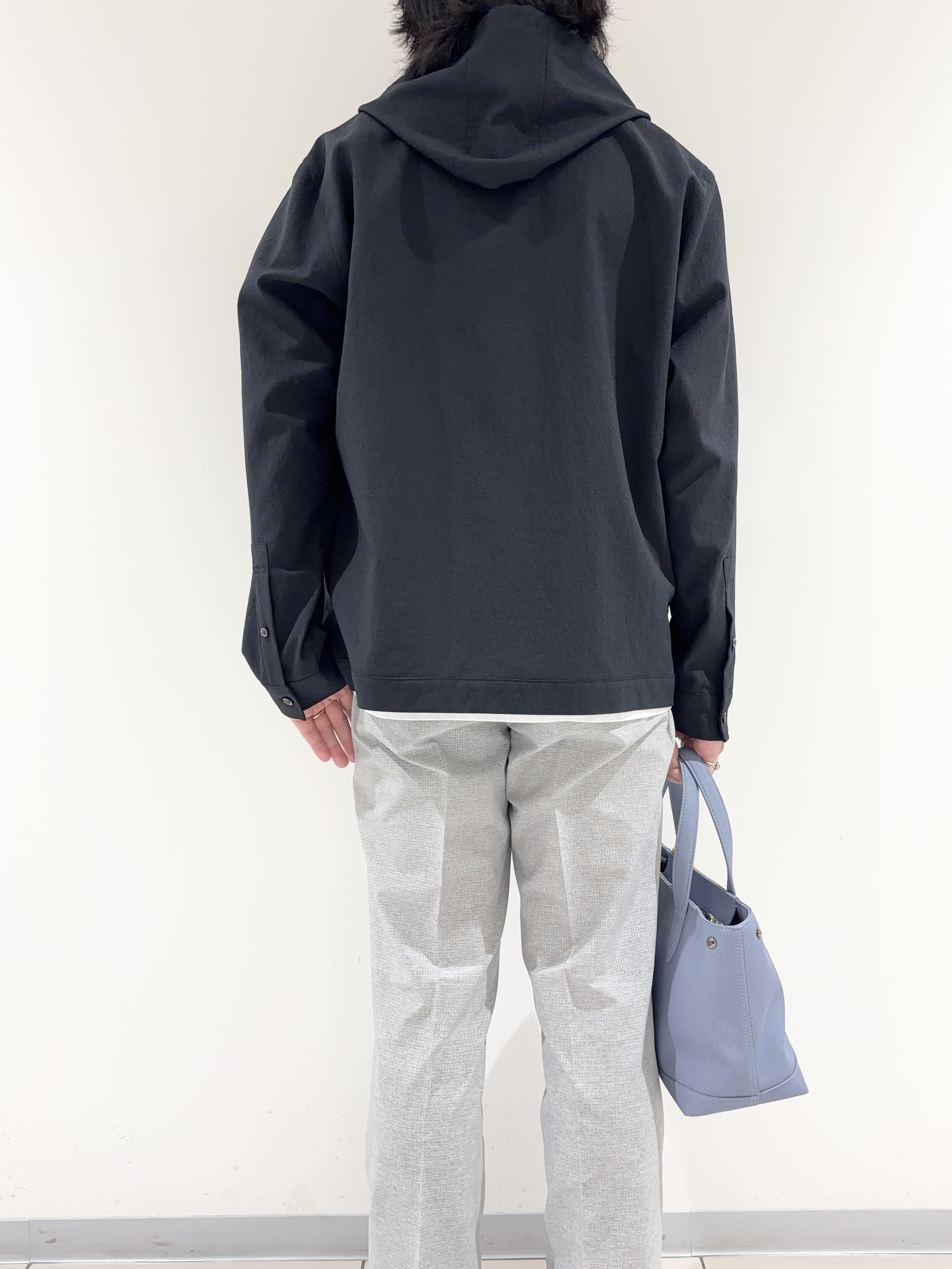 及川さんの「TAKEO KIKUCHI｜【撥水・洗える・シワになりにくい】 リランチェ（R） フードブルゾン」を使ったコーディネート