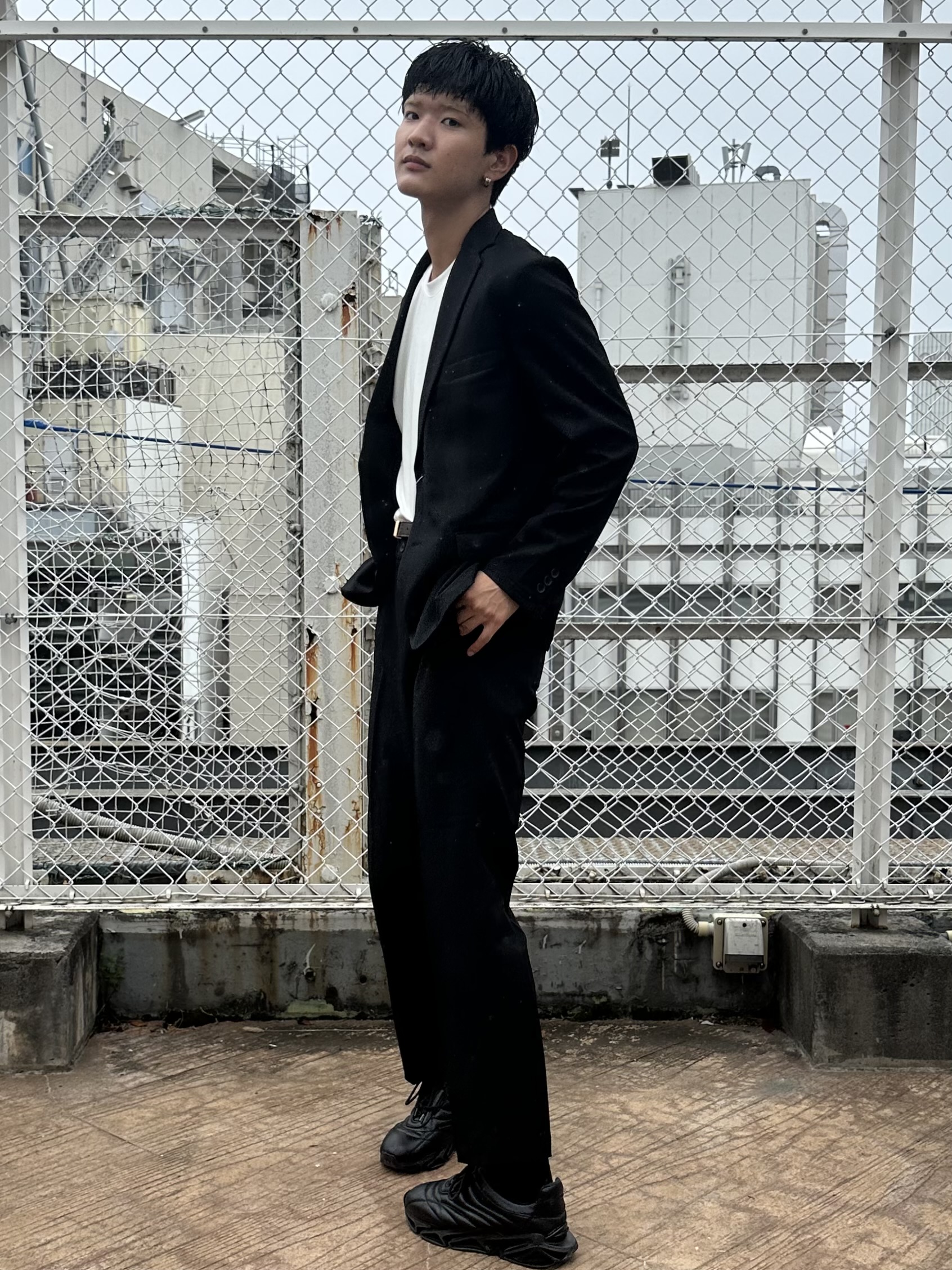 KOHEIさんの「tk.TAKEO KIKUCHI｜インサイドシューレーススニーカー」を使ったコーディネート